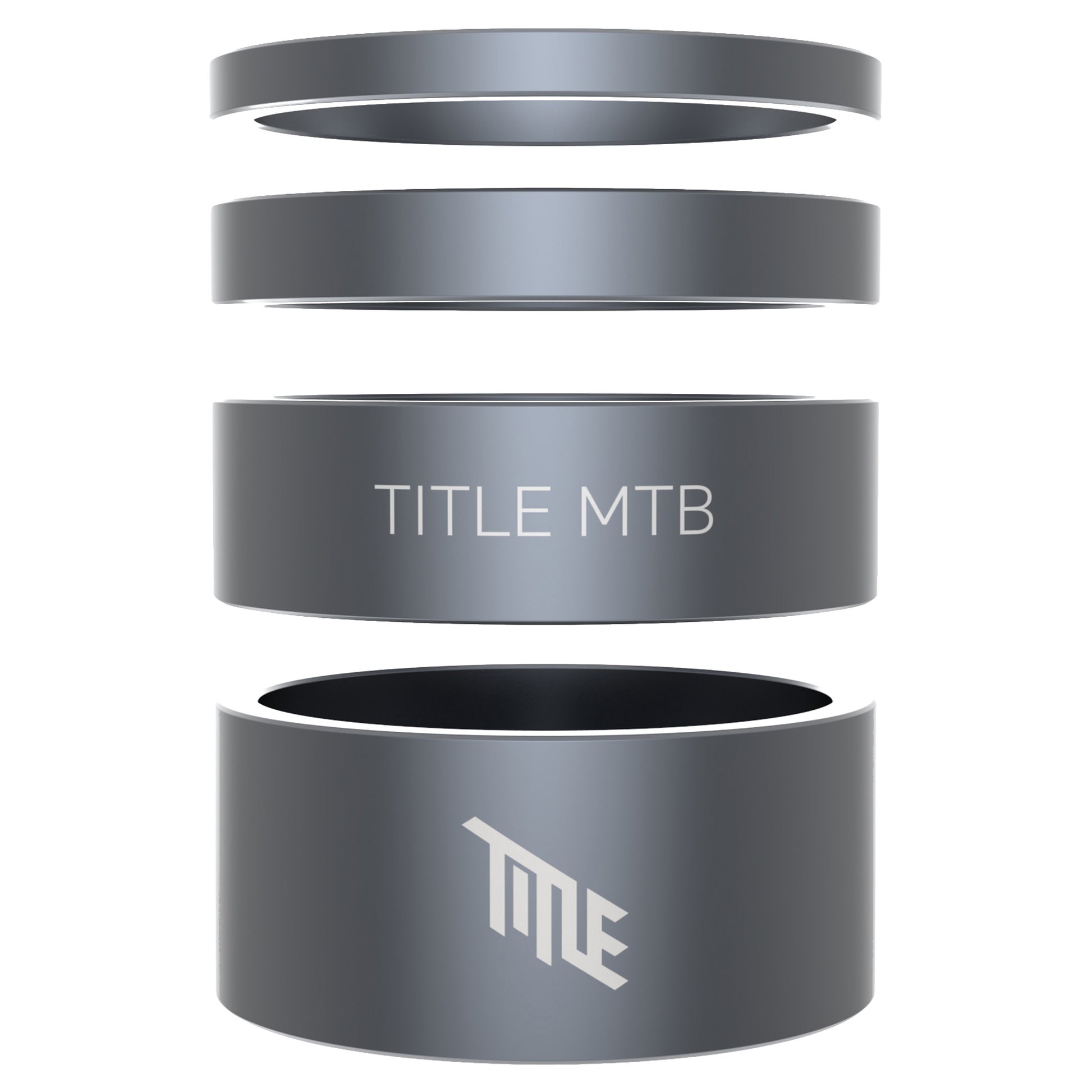 Title Headset Spacer Kit - Grey - Grey - Image 1