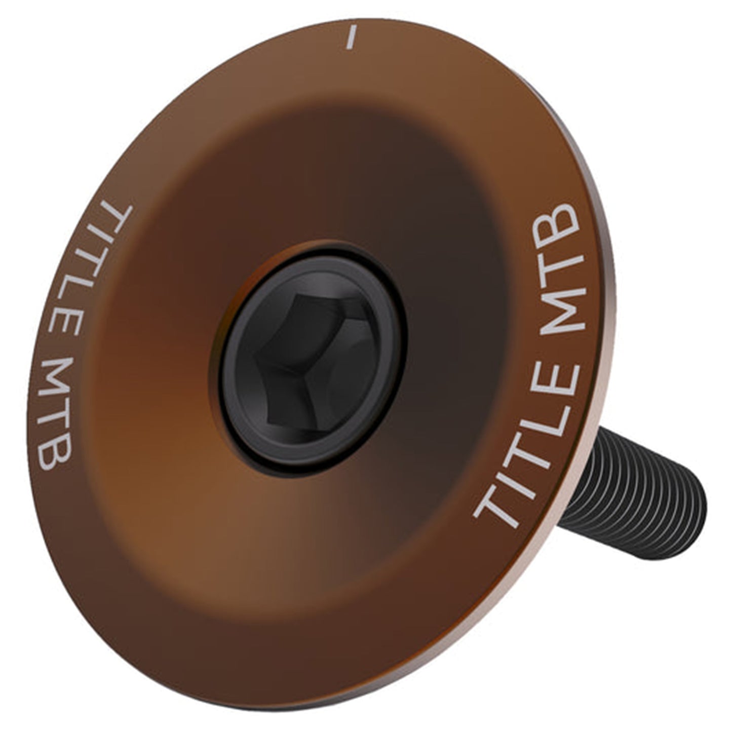 Title Headset Top Cap and Bolt - Bronze - Bronze - Image 1