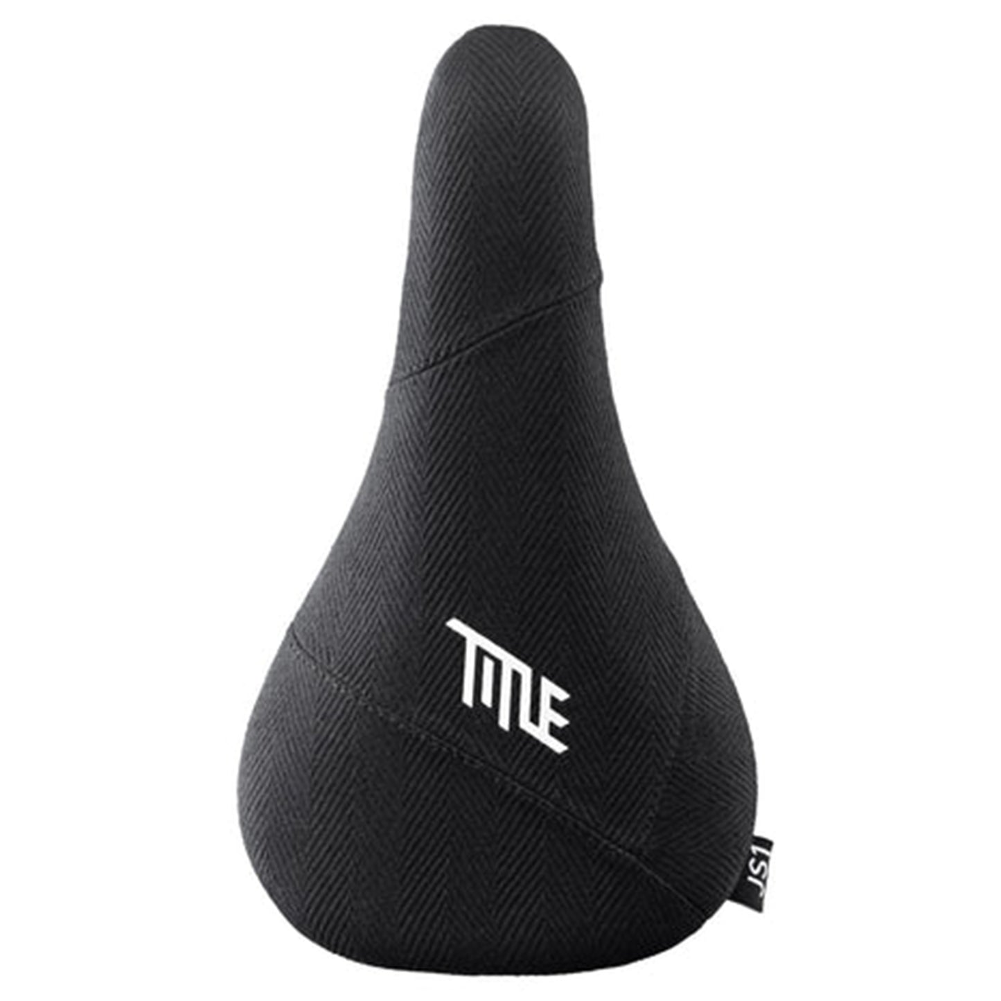 Title JS1 Saddle - Cro-Mo Alloy - 137mm - Black Beach Cloth - Image 1
