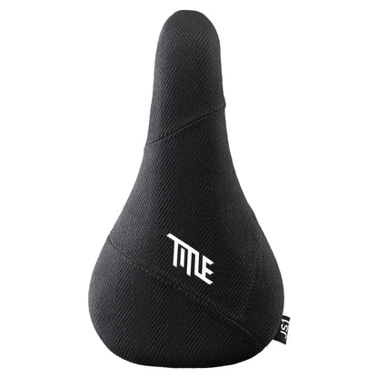 Title JS1 Saddle - Cro-Mo Alloy - 137mm - Black Beach Cloth - Image 1