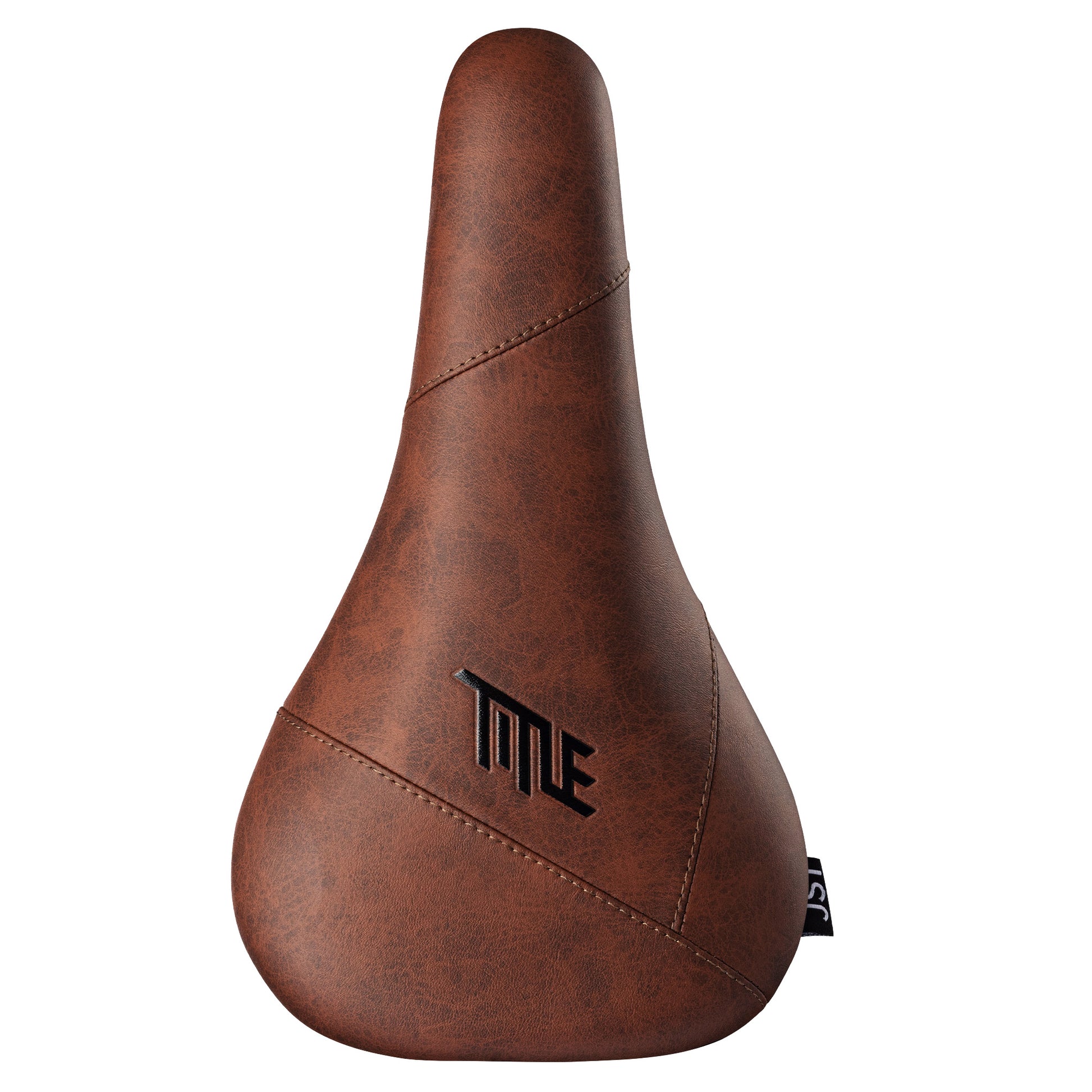 Title JS1 Saddle - Cro-Mo Alloy - 137mm - Brown - Image 1