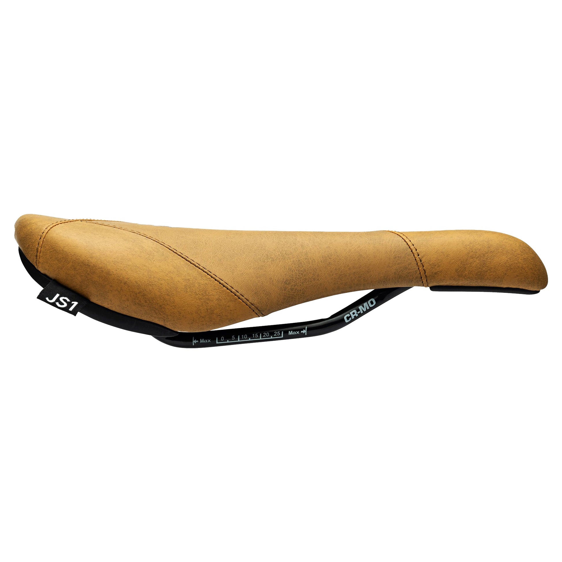 Title JS1 Saddle - Cro-Mo Alloy - 137mm - Light Brown - Image 2