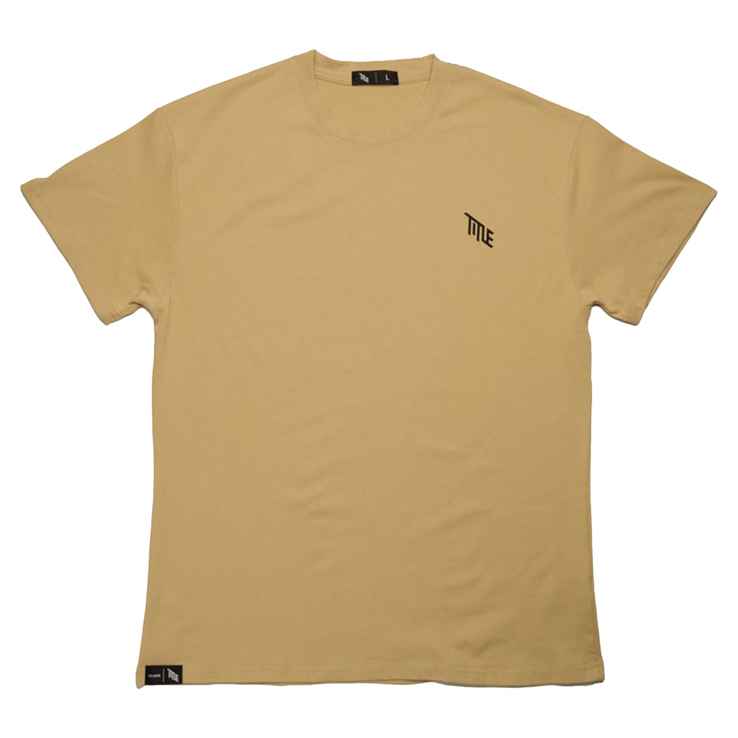Title Midweight T-Shirt - L - Faded Yellow - Image 1