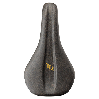 Title MS2 Saddle - Chromoly - 135mm - Black / Gold - Image 1