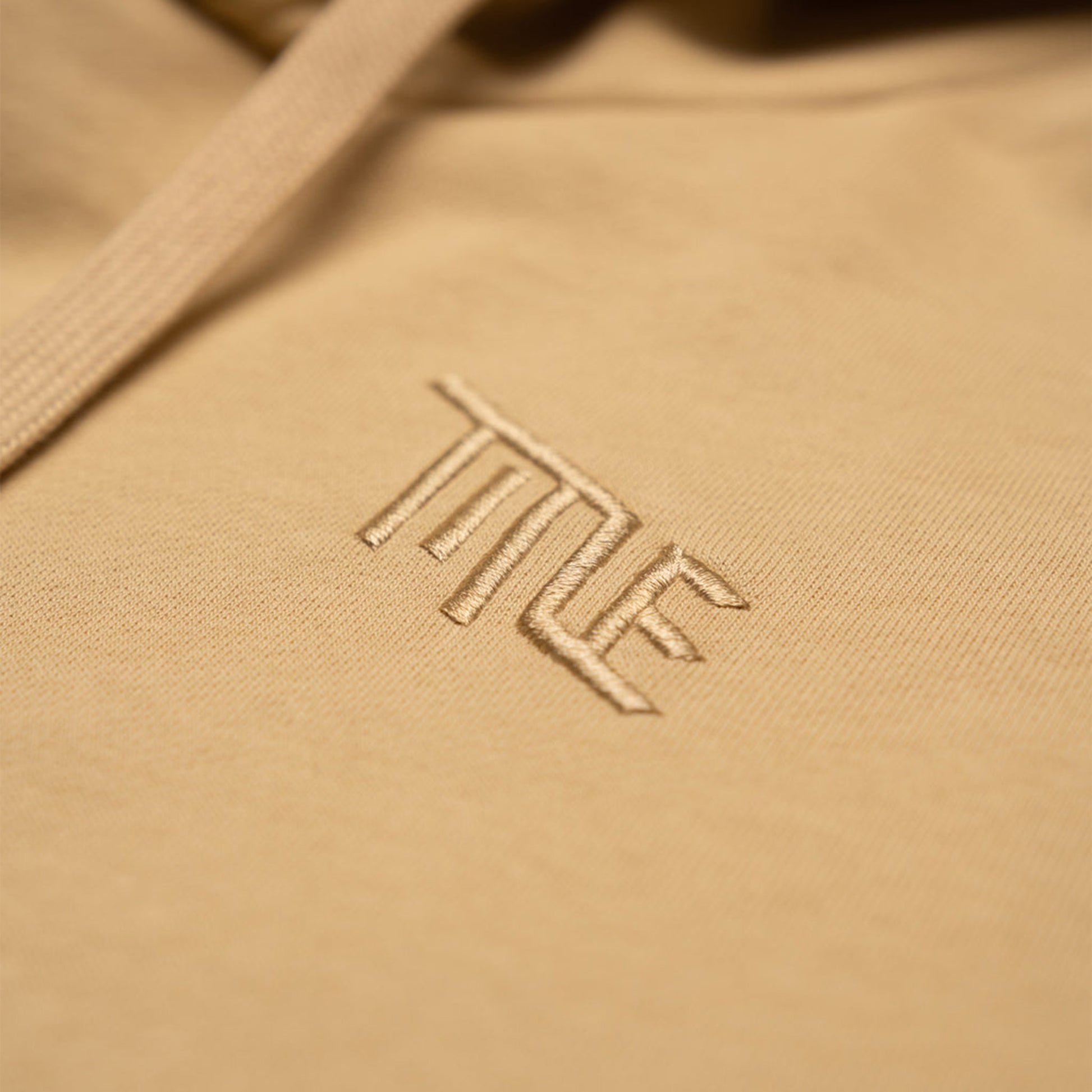 Title Pullover Hoodie - M - Faded Yellow - Image 2
