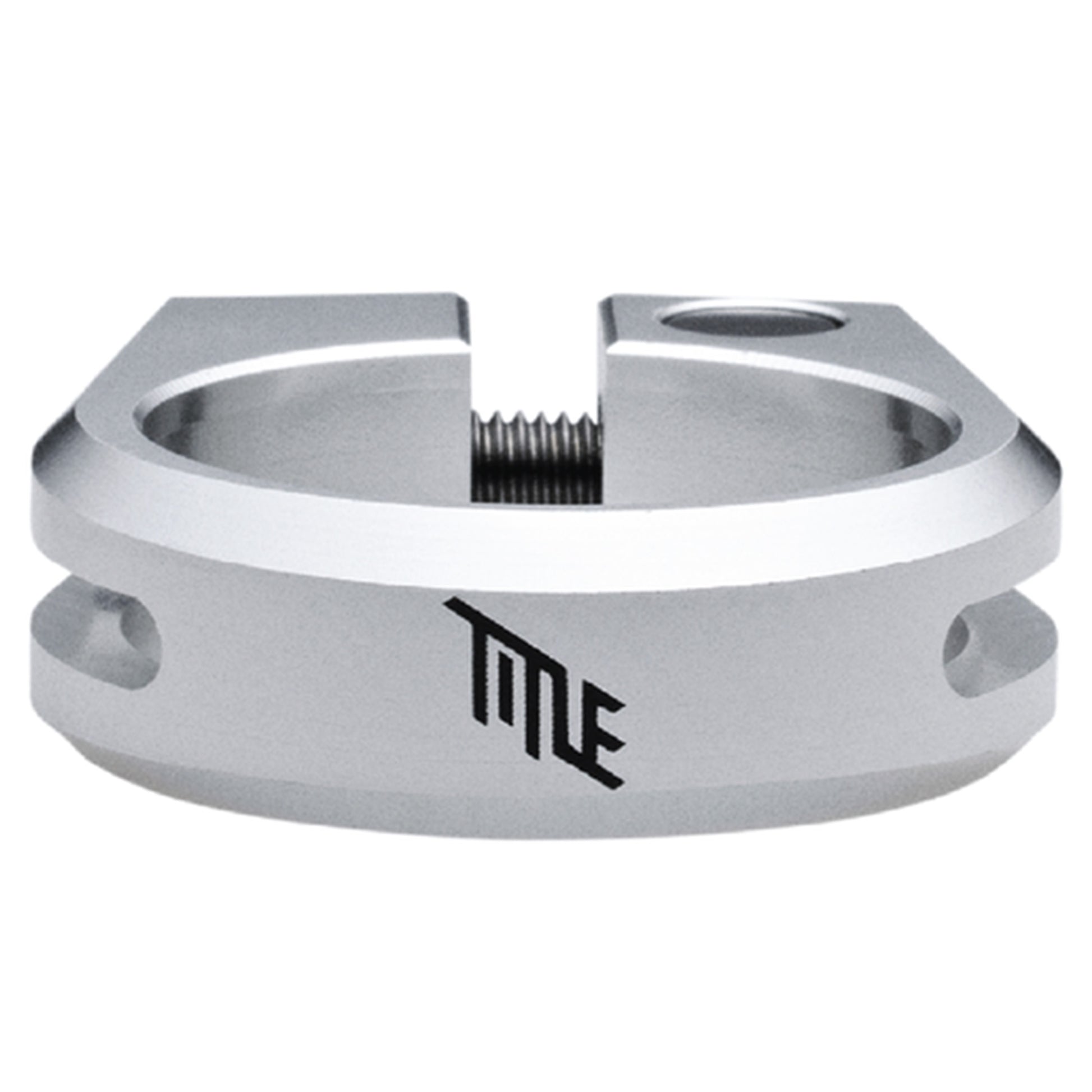 Title Seatpost Clamp - 31.8mm - Chrome - Image 1