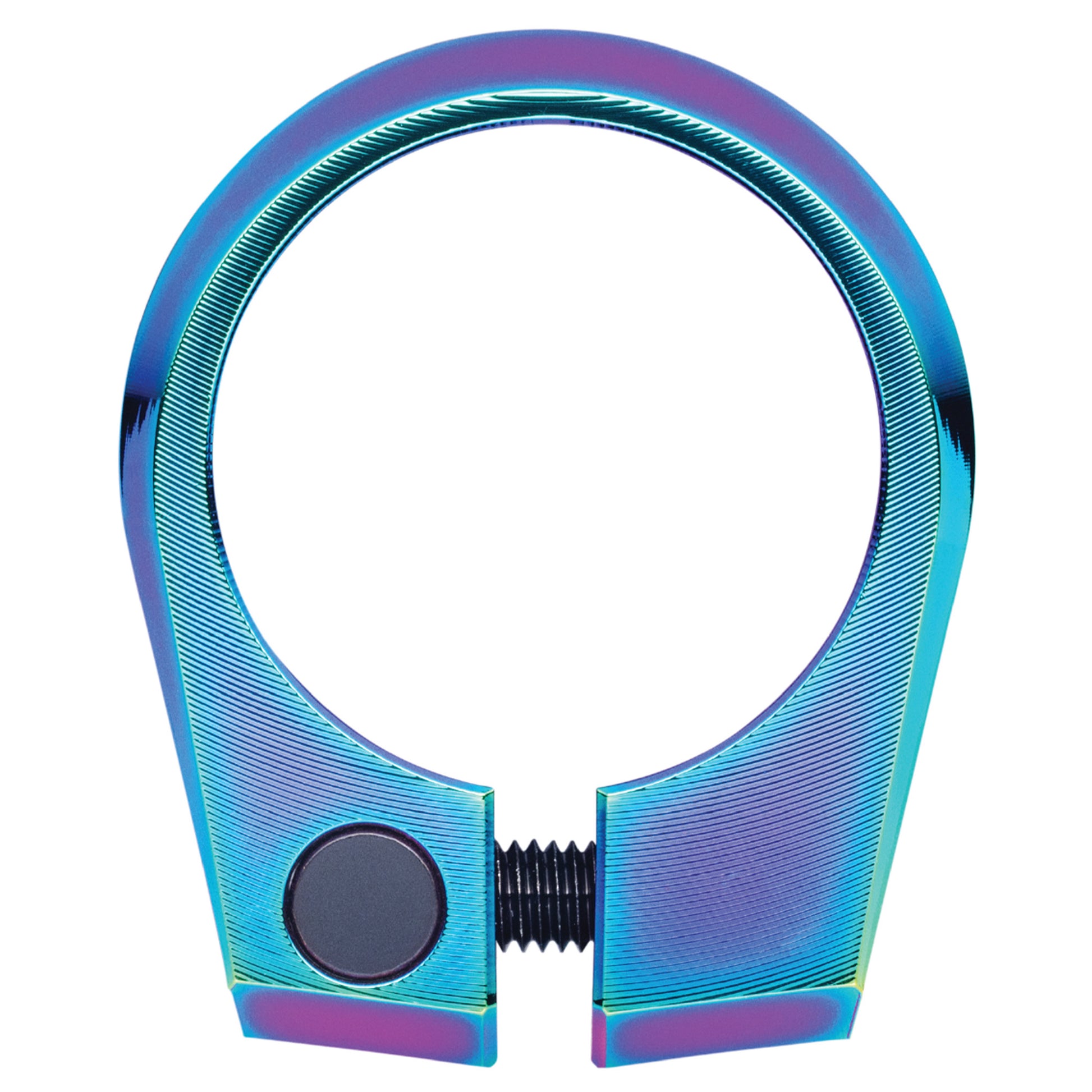 Title Seatpost Clamp - 34.9mm - Oil Slick - Image 1