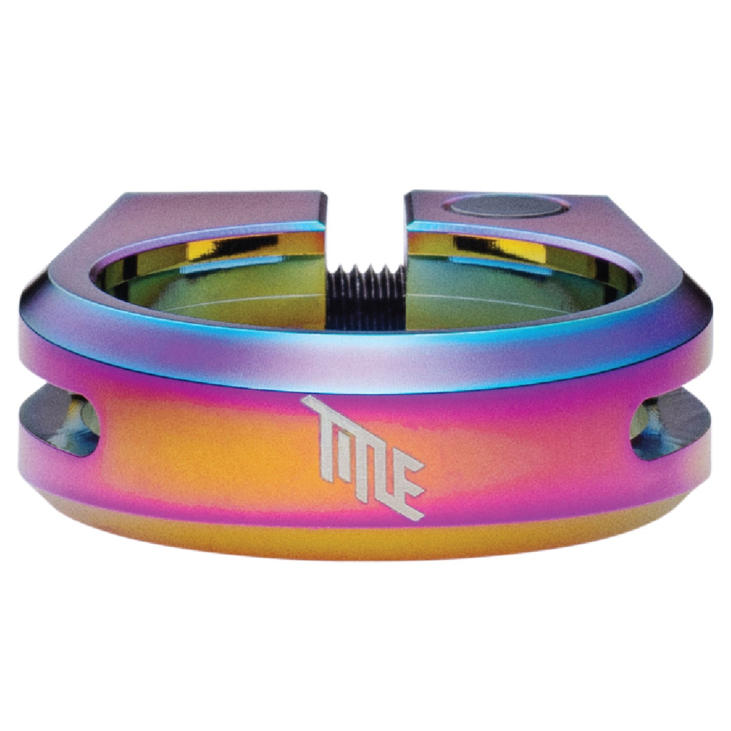 Title Seatpost Clamp - 34.9mm - Oil Slick - Image 2