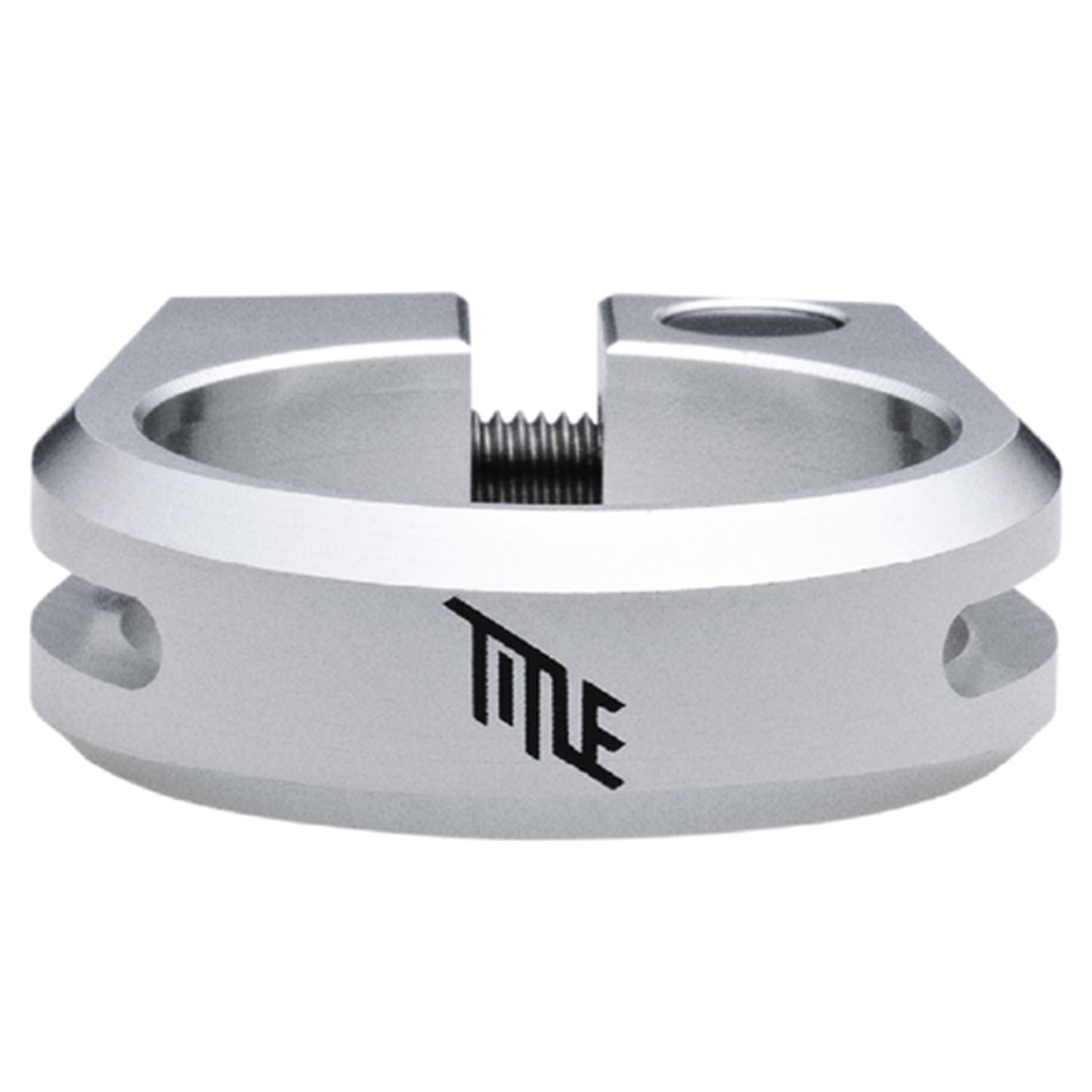 Title Seatpost Clamp - 39.4mm - Chrome - Image 1