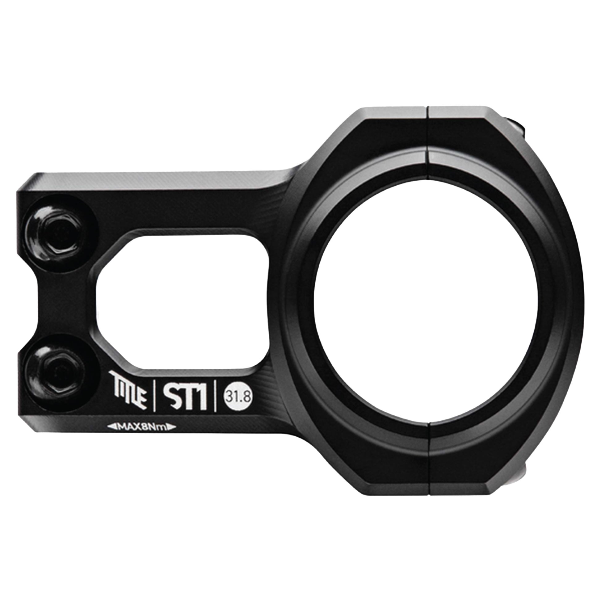 Title ST1 Stem - 1 1/8th Inch Steerer - 31.8mm - 31mm - 0 Degree - Black - Image 2
