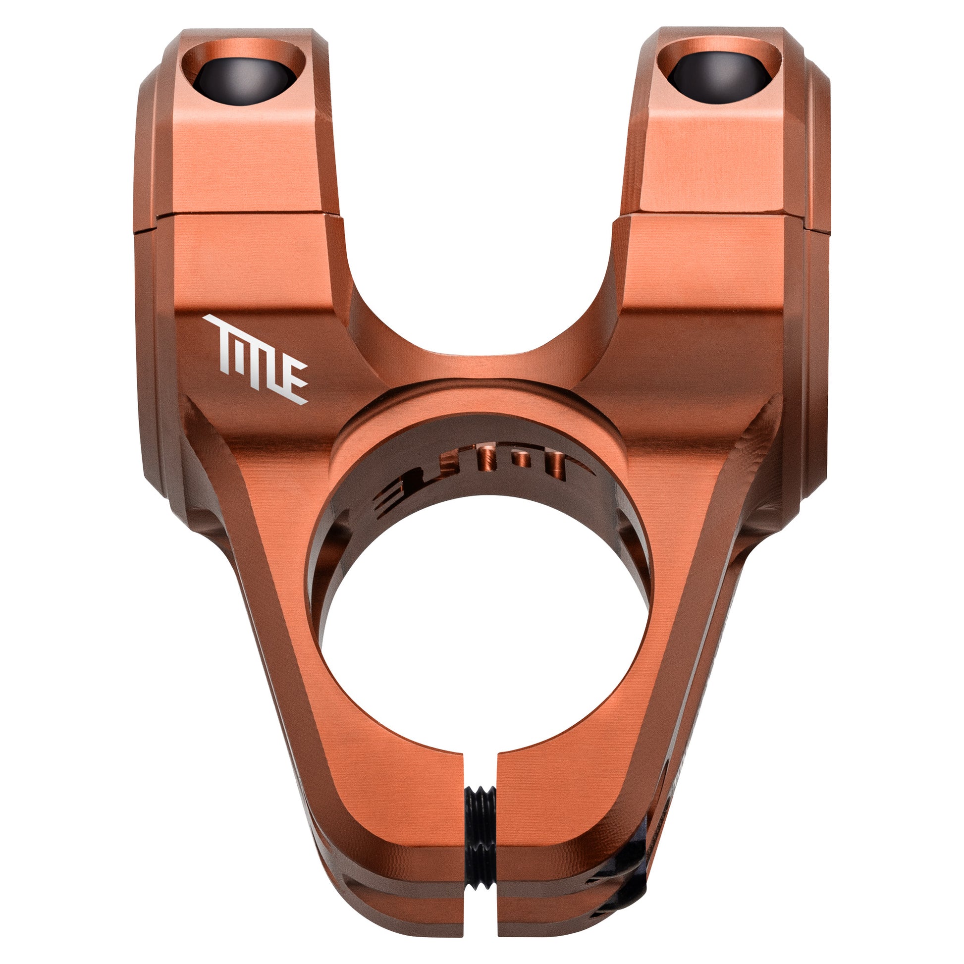 Title ST1 Stem - 1 1/8th Inch Steerer - 31.8mm - 31mm - 0 Degree - Bronze - Image 1