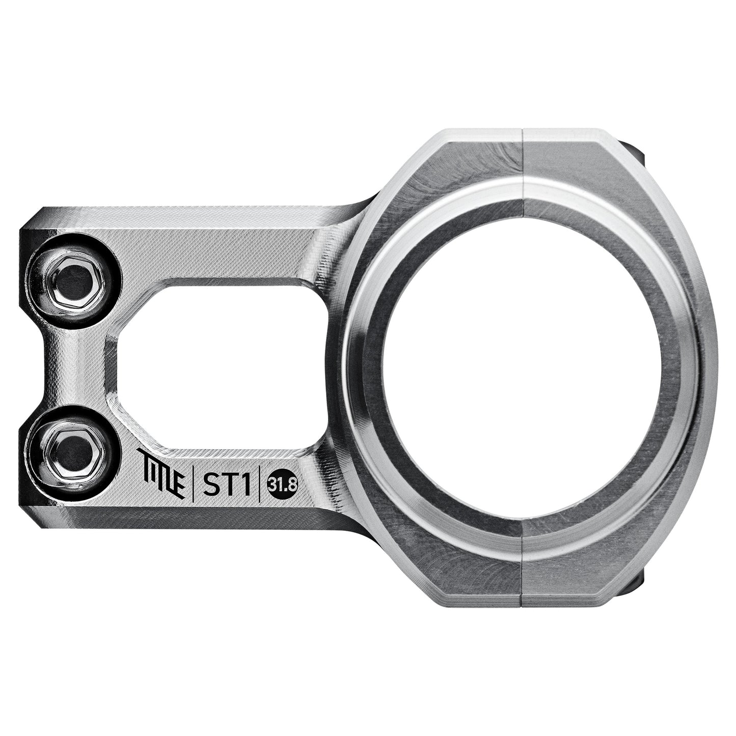 Title ST1 Stem - 1 1/8th Inch Steerer - 31.8mm - 31mm - 0 Degree - Chrome - Image 2