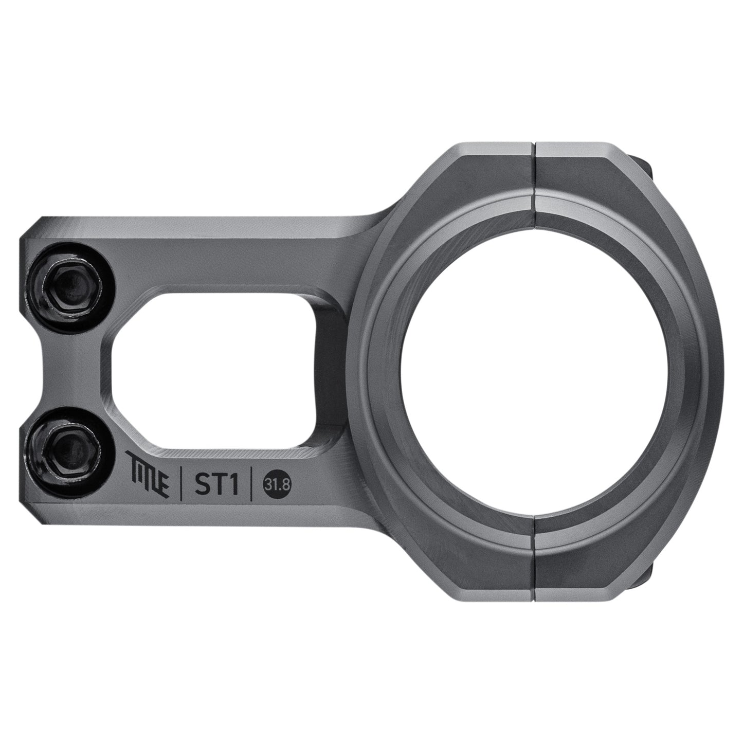 Title ST1 Stem - 1 1/8th Inch Steerer - 31.8mm - 31mm - 0 Degree - Grey - Image 2
