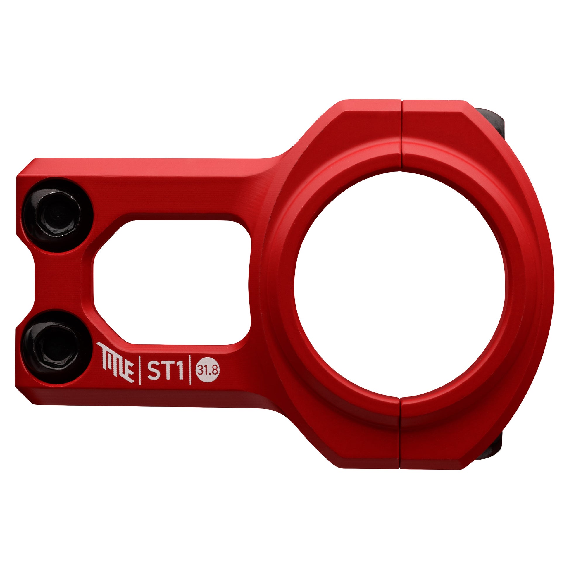 Title ST1 Stem - 1 1/8th Inch Steerer - 31.8mm - 31mm - 0 Degree - Red - Image 2