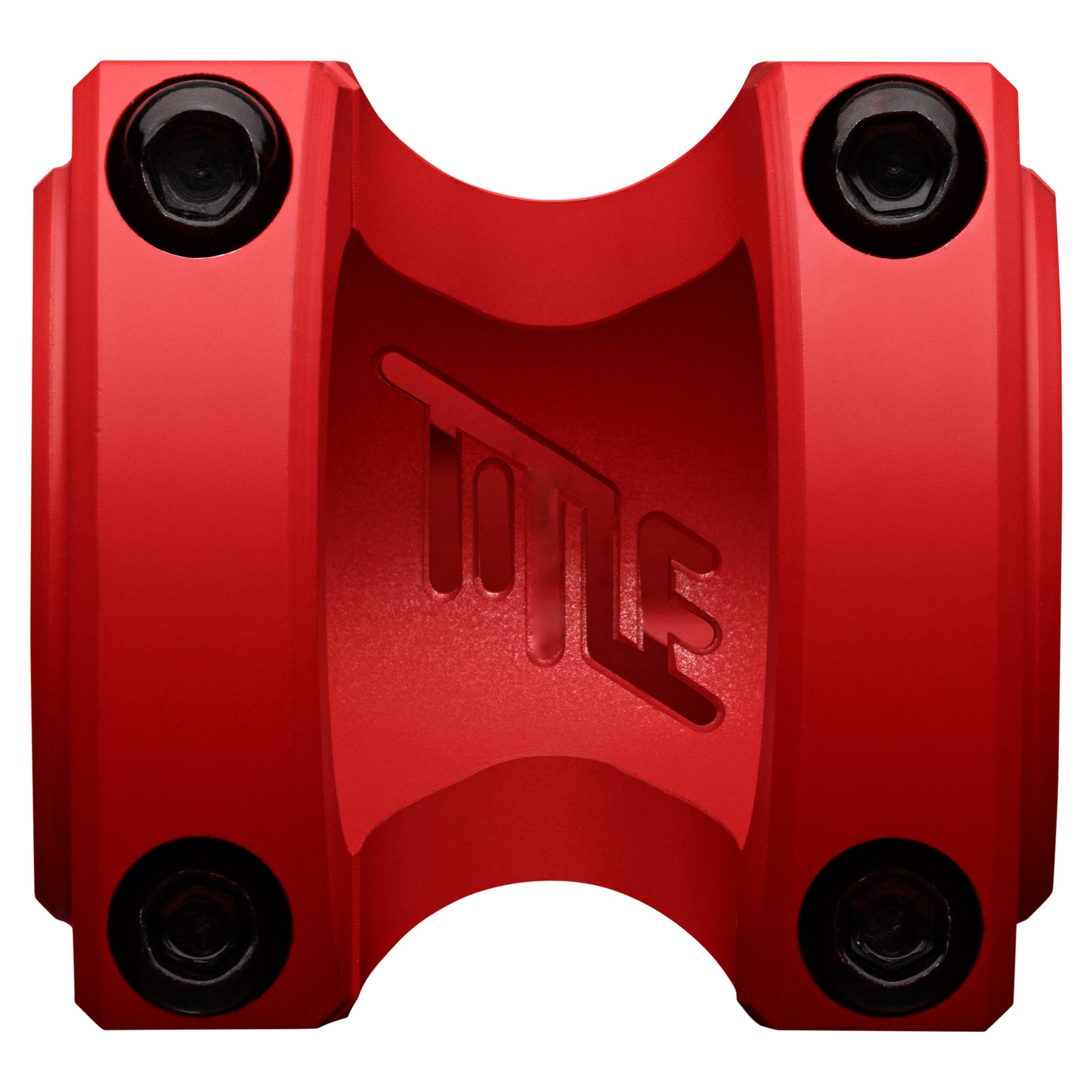 Title ST1 Stem - 1 1/8th Inch Steerer - 31.8mm - 31mm - 0 Degree - Red - Image 3