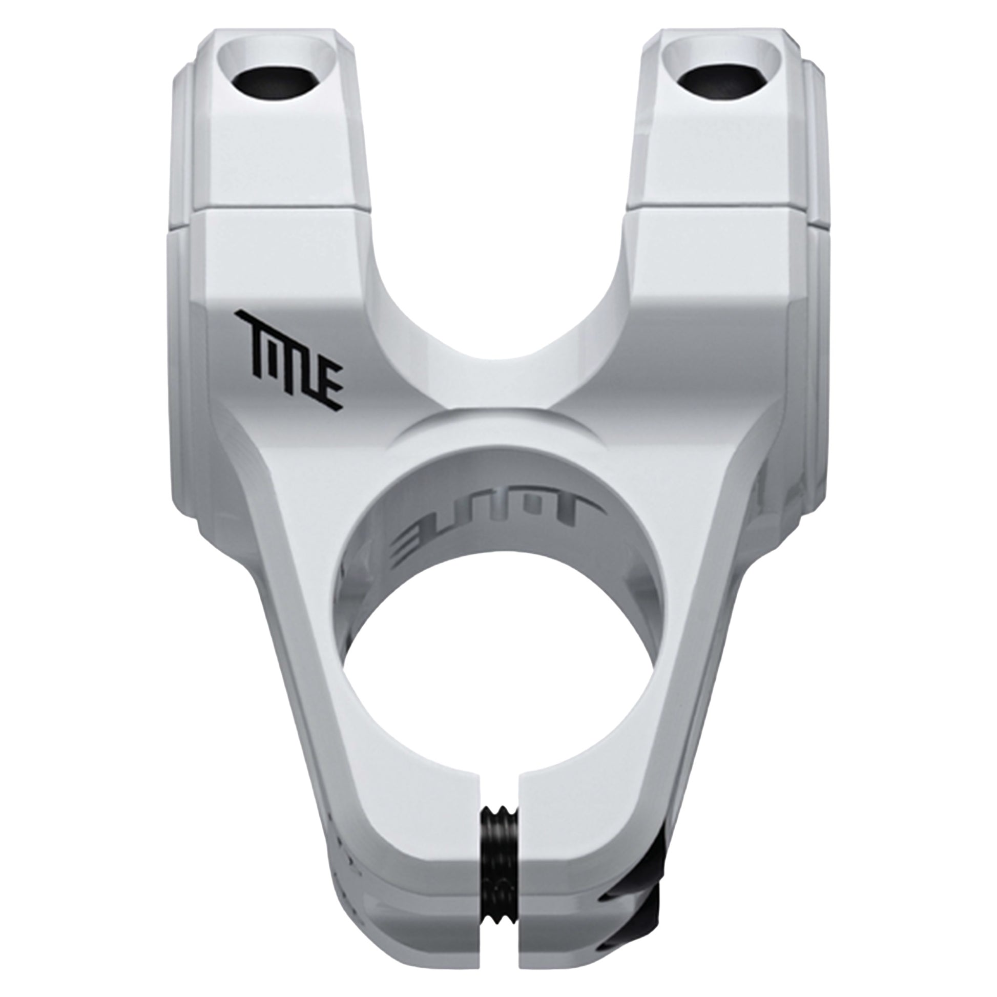 Title ST1 Stem - 1 1/8th Inch Steerer - 31.8mm - 31mm - 0 Degree - White - Image 1