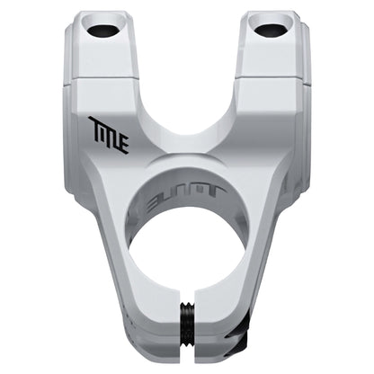 Title ST1 Stem - 1 1/8th Inch Steerer - 31.8mm - 31mm - 0 Degree - White - Image 1