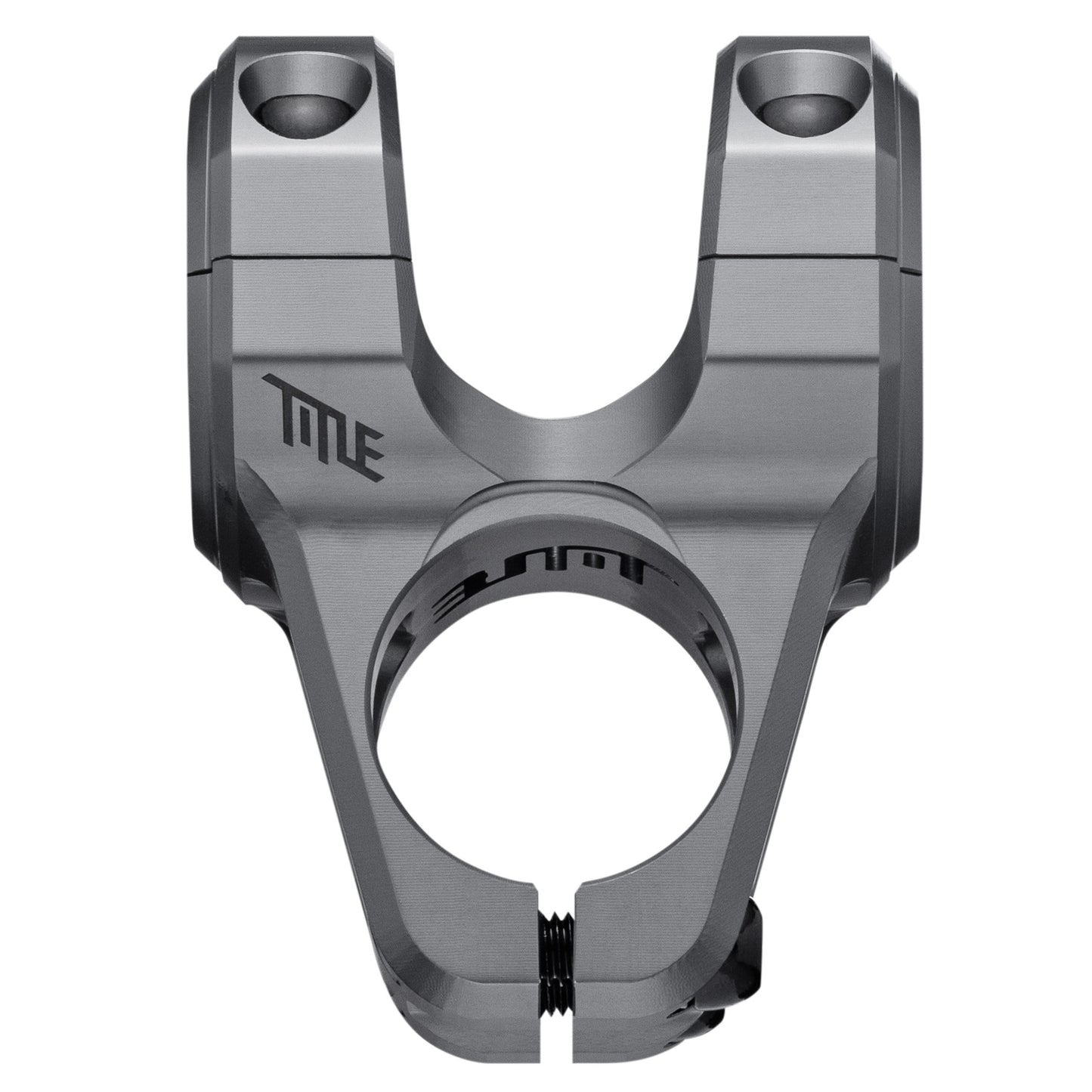 Title ST1 Stem - 1 1/8th Inch Steerer - 31.8mm - 31mm - 0mm RIse - Grey - Image 1