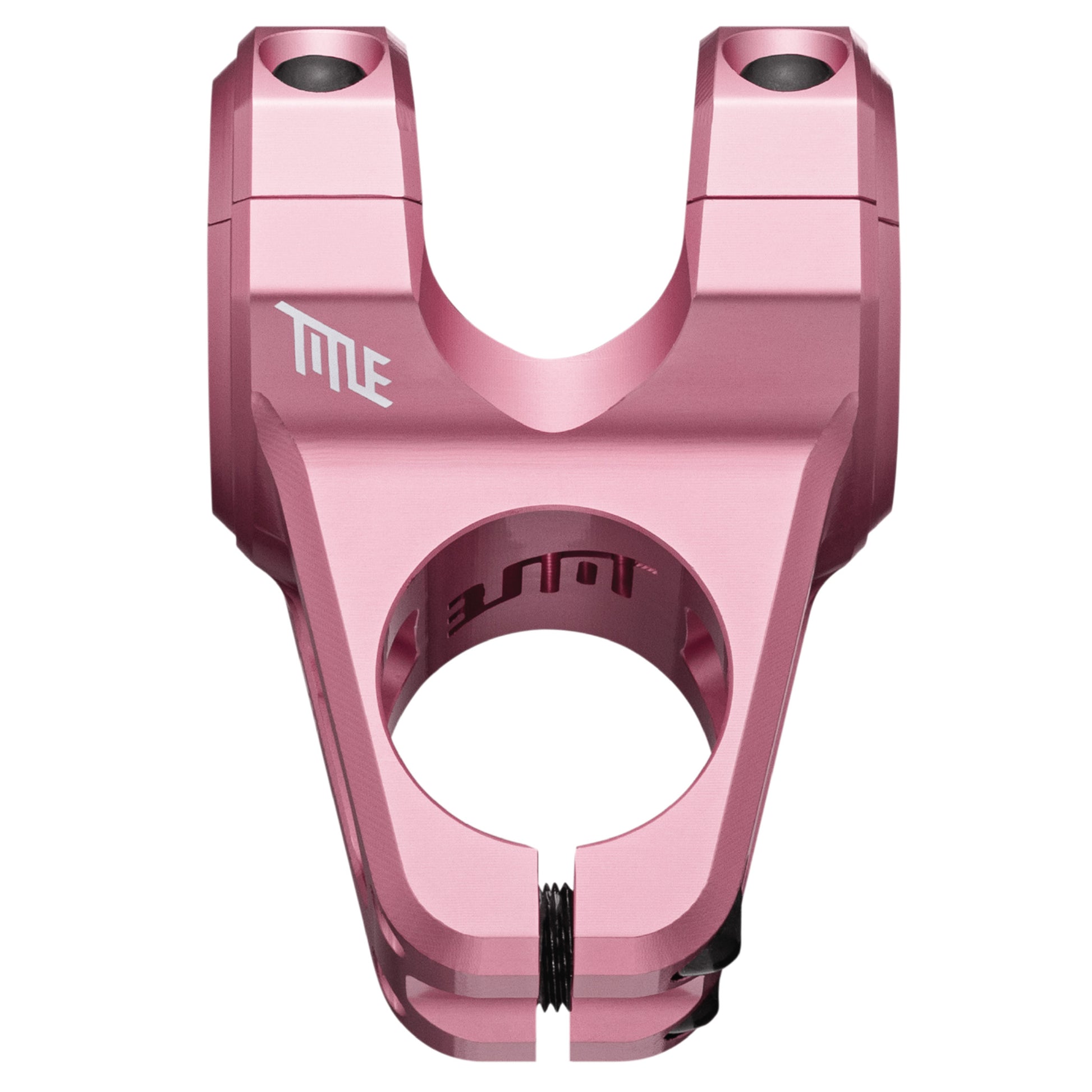 Title ST1 Stem - 1 1/8th Inch Steerer - 31.8mm - 31mm - 0mm Rise - Pink - Image 1
