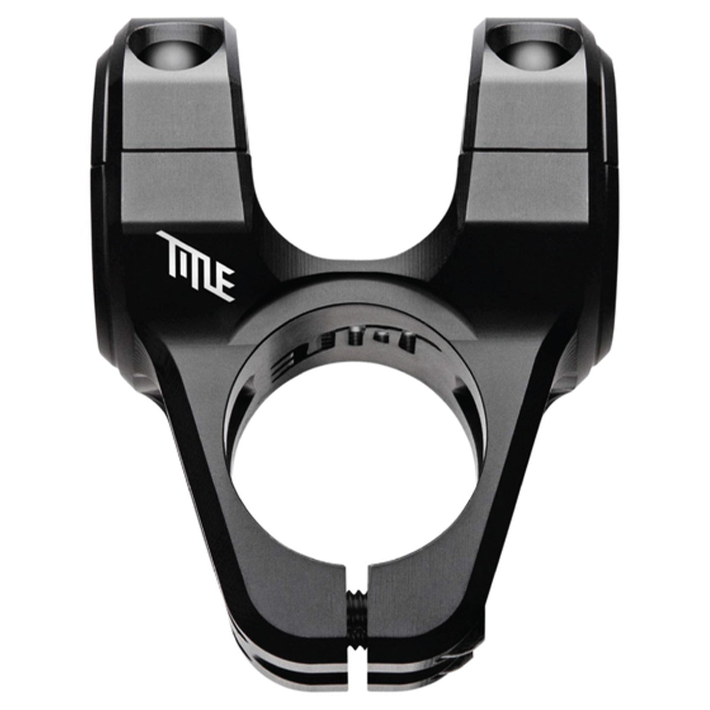 Title ST1 Stem - 1 1/8th Inch Steerer - 31.8mm - 35mm - 0 Degree - Black - Image 1