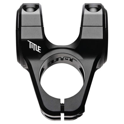 Title ST1 Stem - 1 1/8th Inch Steerer - 31.8mm - 35mm - 0 Degree - Black - Image 1