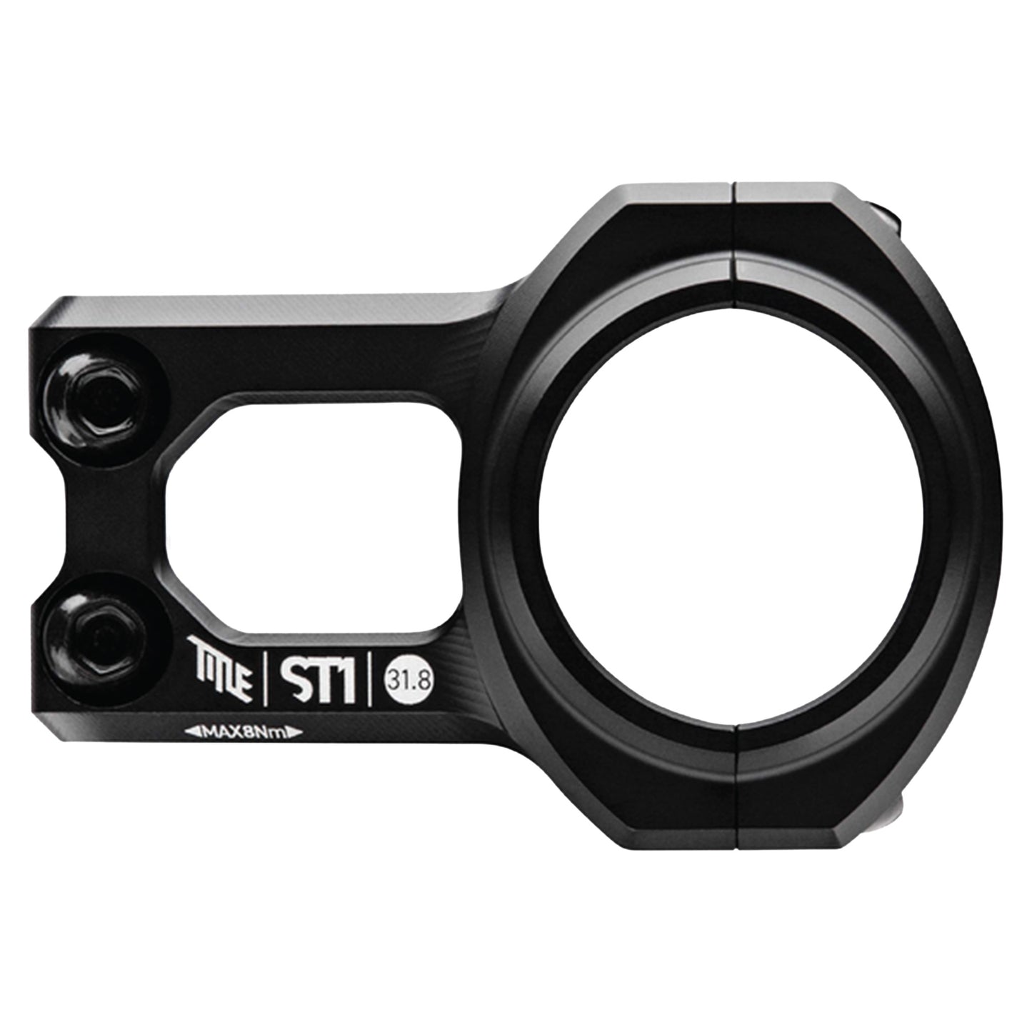 Title ST1 Stem - 1 1/8th Inch Steerer - 31.8mm - 35mm - 0 Degree - Black - Image 2