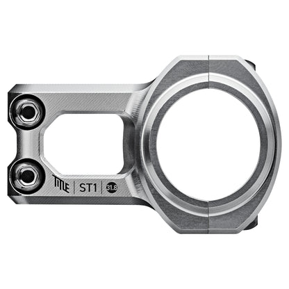 Title ST1 Stem - 1 1/8th Inch Steerer - 31.8mm - 35mm - 0 Degree - Chrome - Image 1