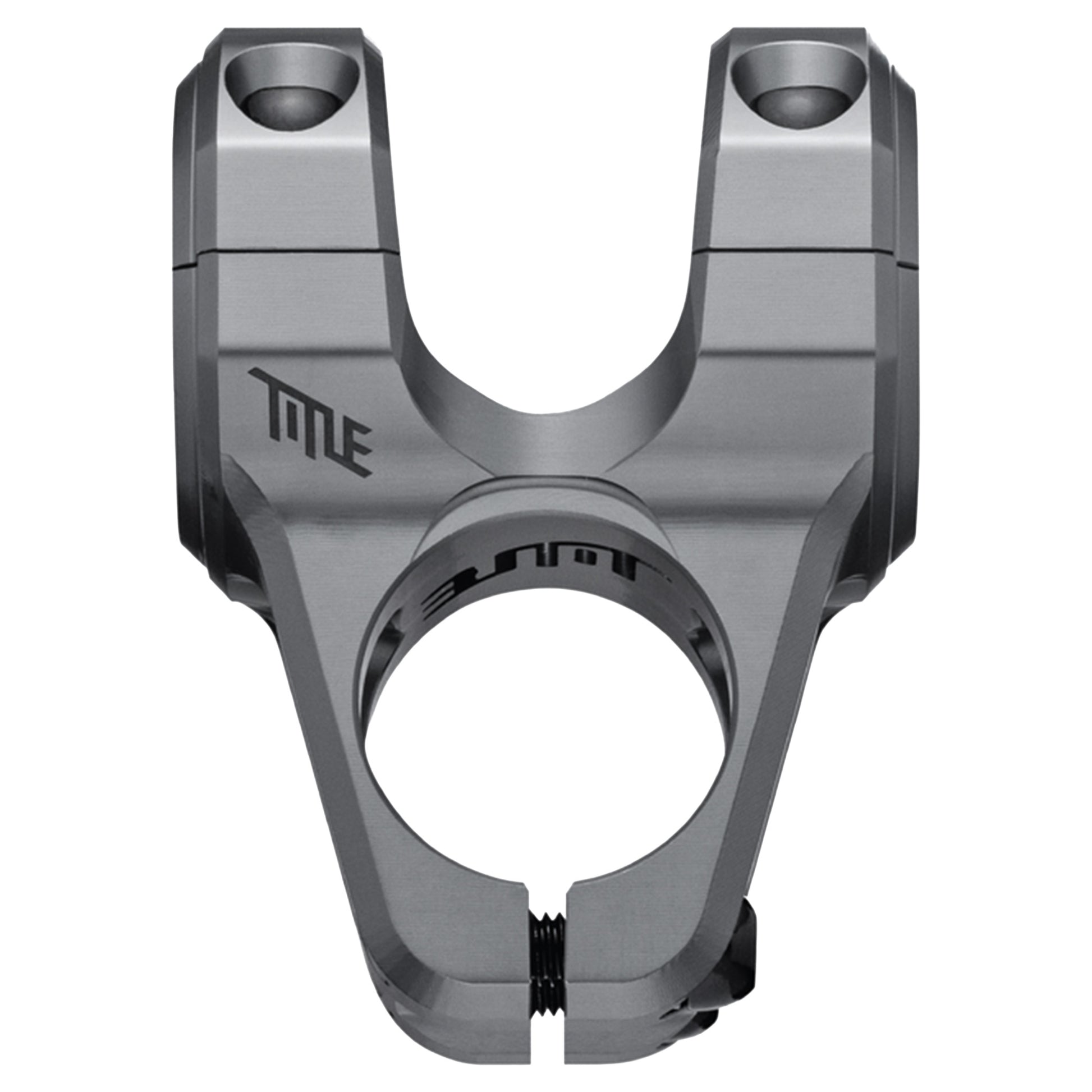 Title ST1 Stem - 1 1/8th Inch Steerer - 31.8mm - 35mm - 0 Degree - Grey - Image 1