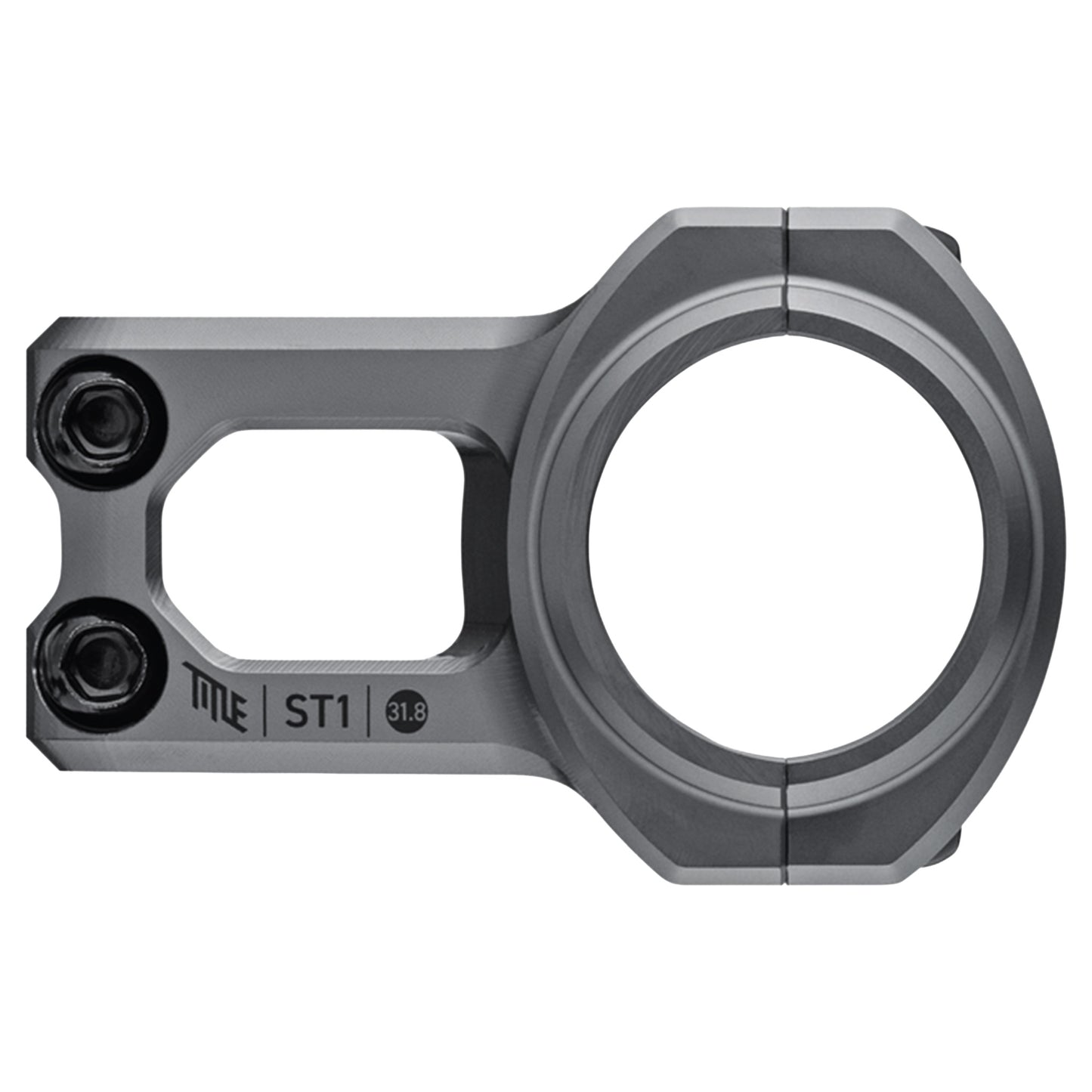 Title ST1 Stem - 1 1/8th Inch Steerer - 31.8mm - 35mm - 0 Degree - Grey - Image 2
