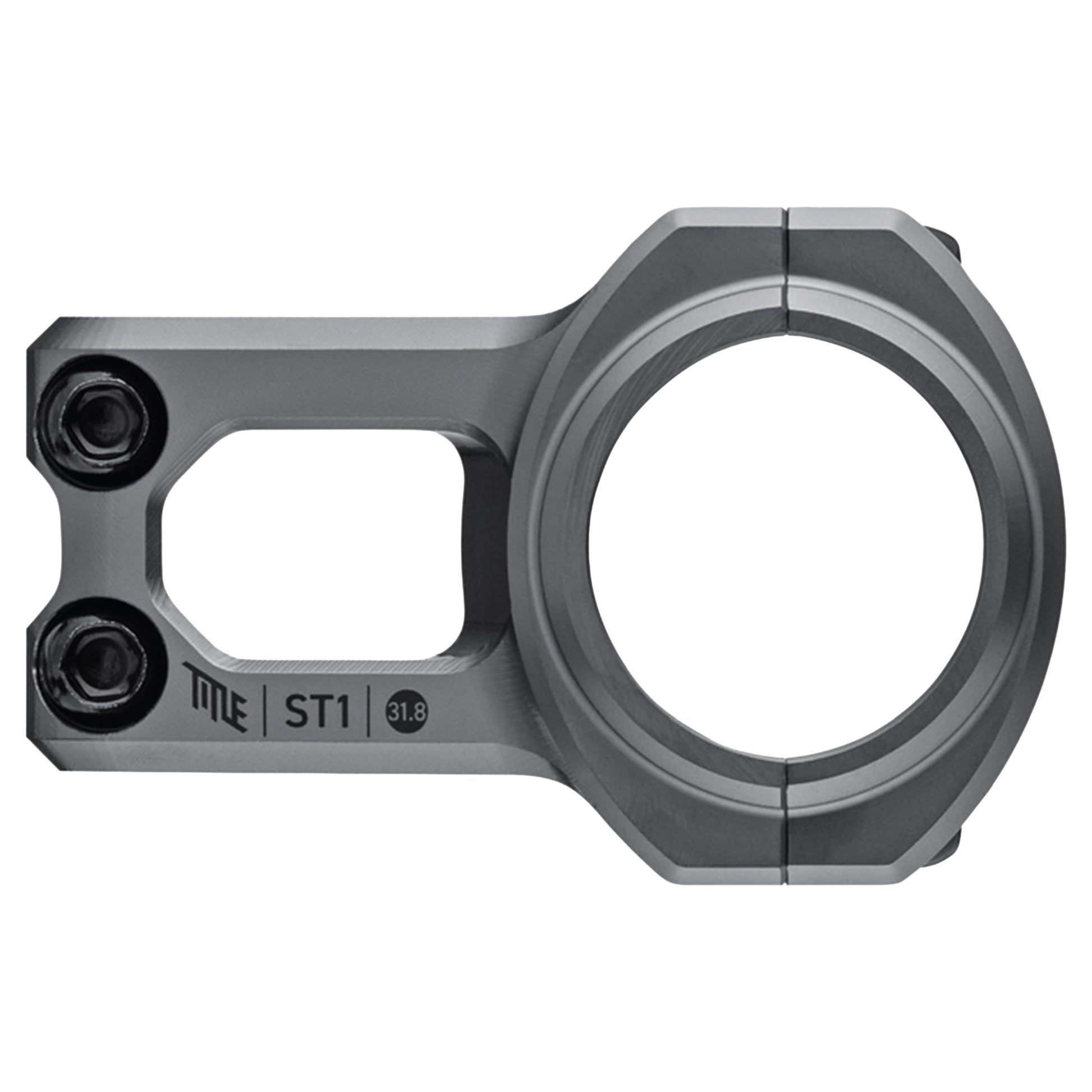 Title ST1 Stem - 1 1/8th Inch Steerer - 31.8mm - 35mm - 0 Degree - Grey - Image 2