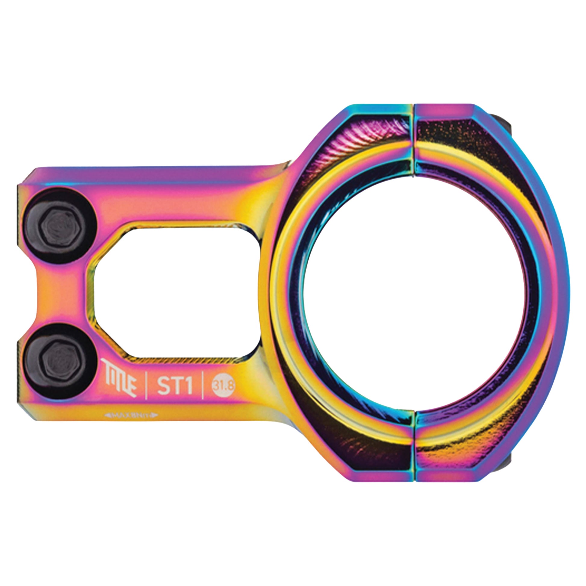 Title ST1 Stem - 1 1/8th Inch Steerer - 31.8mm - 35mm - 0 Degree - Oil Slick - Image 2