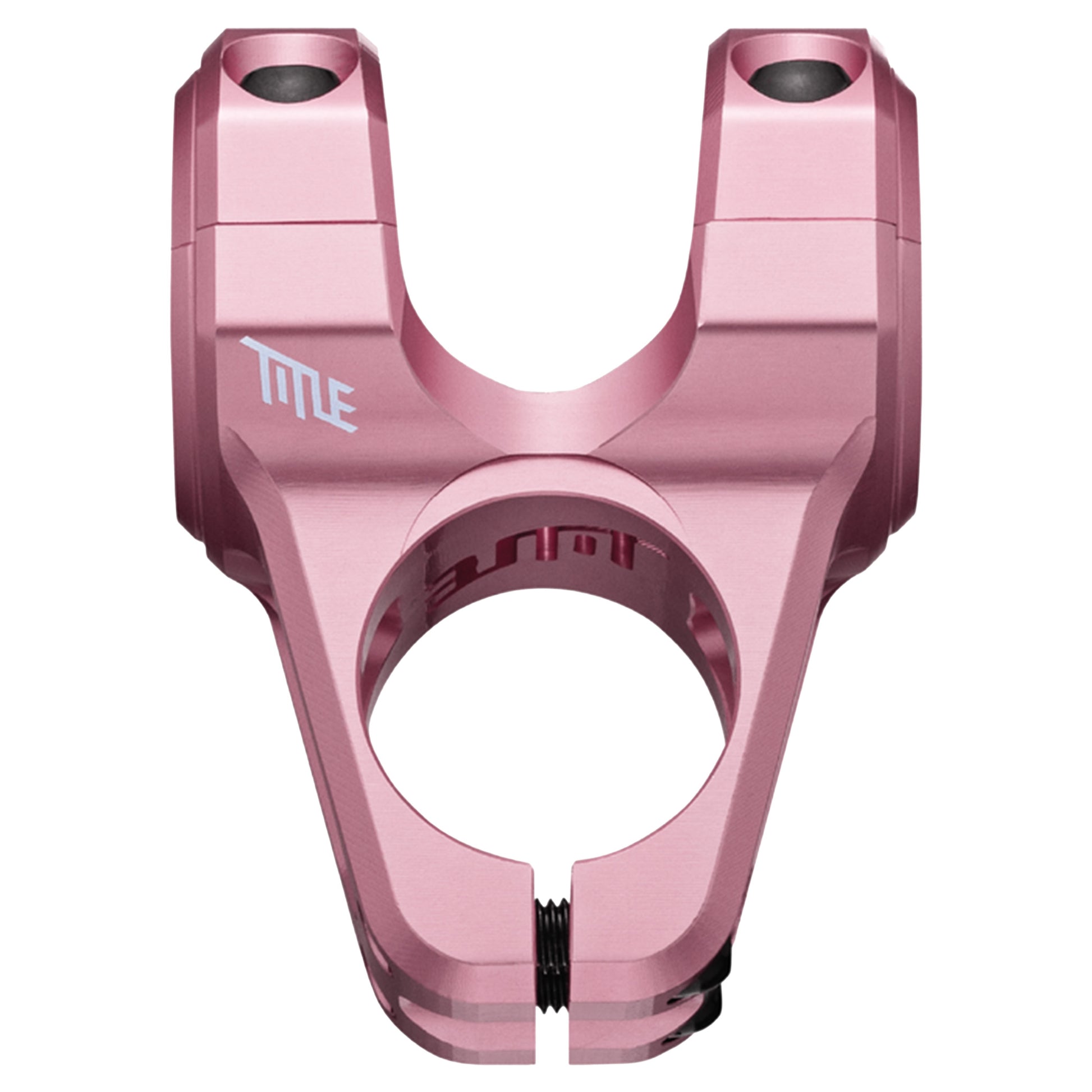 Title ST1 Stem - 1 1/8th Inch Steerer - 31.8mm - 35mm - 0 Degree - Pink - Image 1