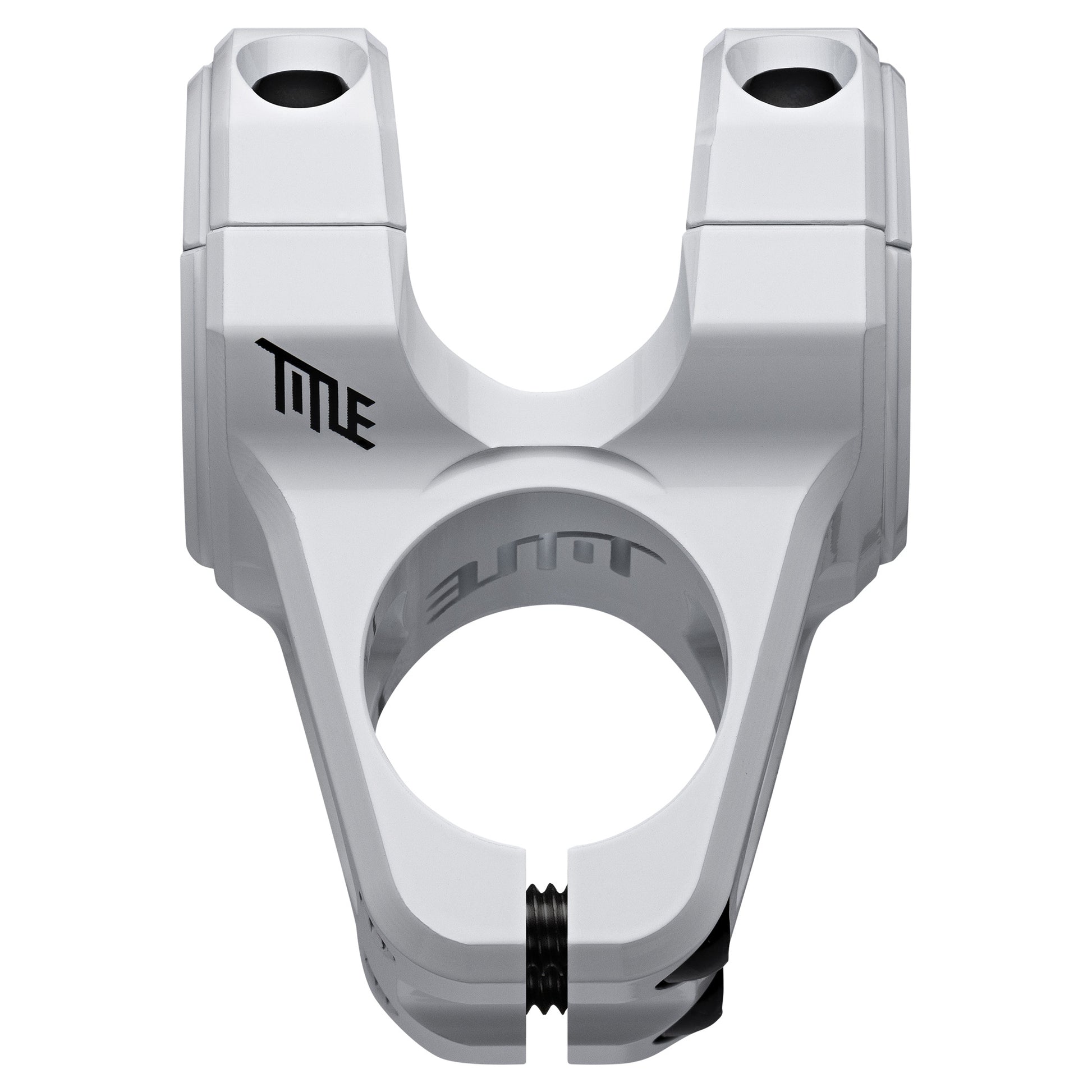 Title ST1 Stem - 1 1/8th Inch Steerer - 31.8mm - 35mm - 0 Degree - White - Image 1