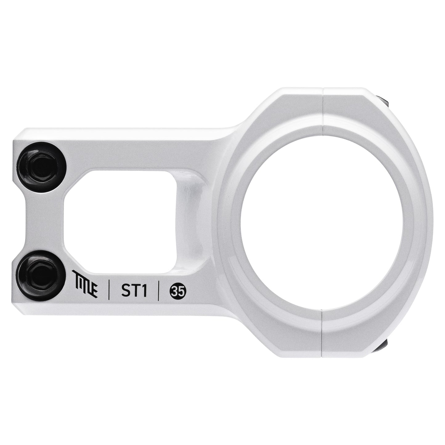 Title ST1 Stem - 1 1/8th Inch Steerer - 31.8mm - 35mm - 0 Degree - White - Image 2