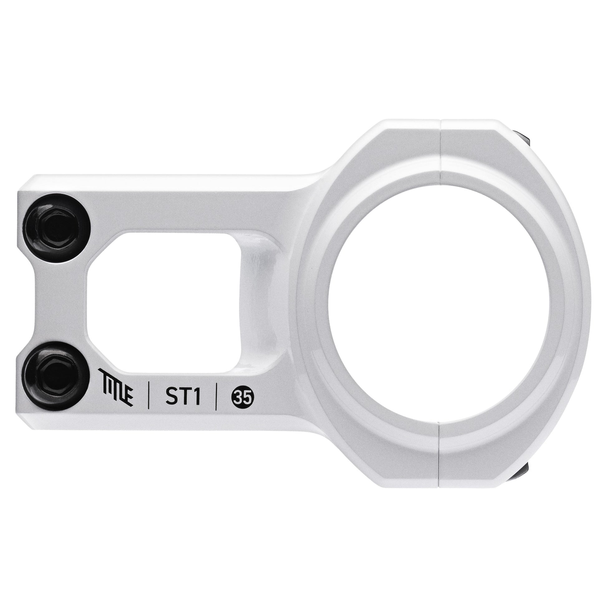 Title ST1 Stem - 1 1/8th Inch Steerer - 31.8mm - 35mm - 0 Degree - White - Image 2