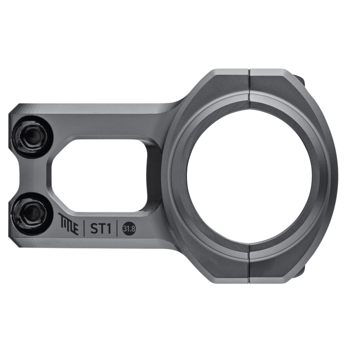 Title ST1 Stem - 1 1/8th Inch Steerer - 31.8mm - 35mm - 0mm RIse - Grey - Image 2