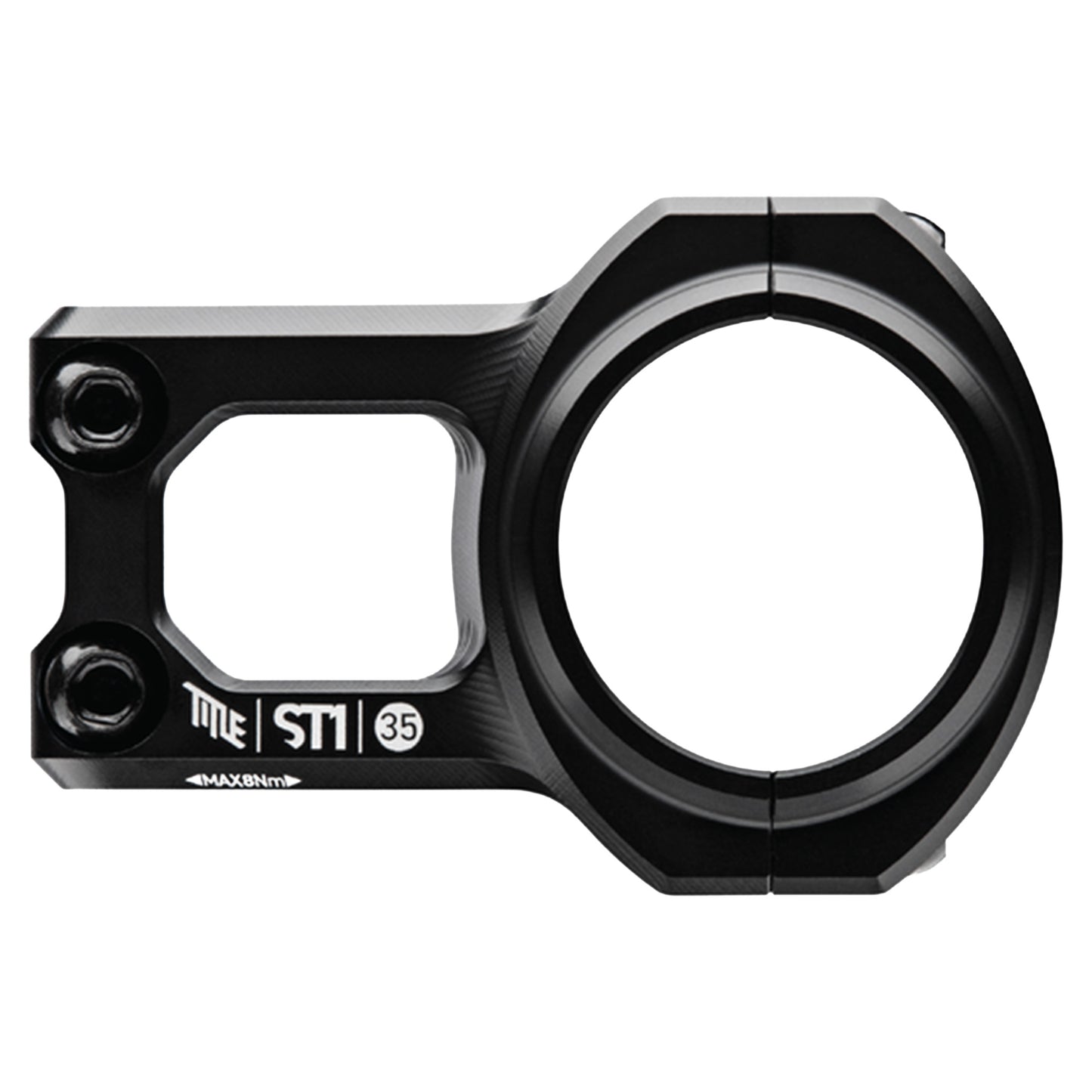 Title ST1 Stem - 1 1/8th Inch Steerer - 35mm - 35mm - 0 Degree - Black - Image 2