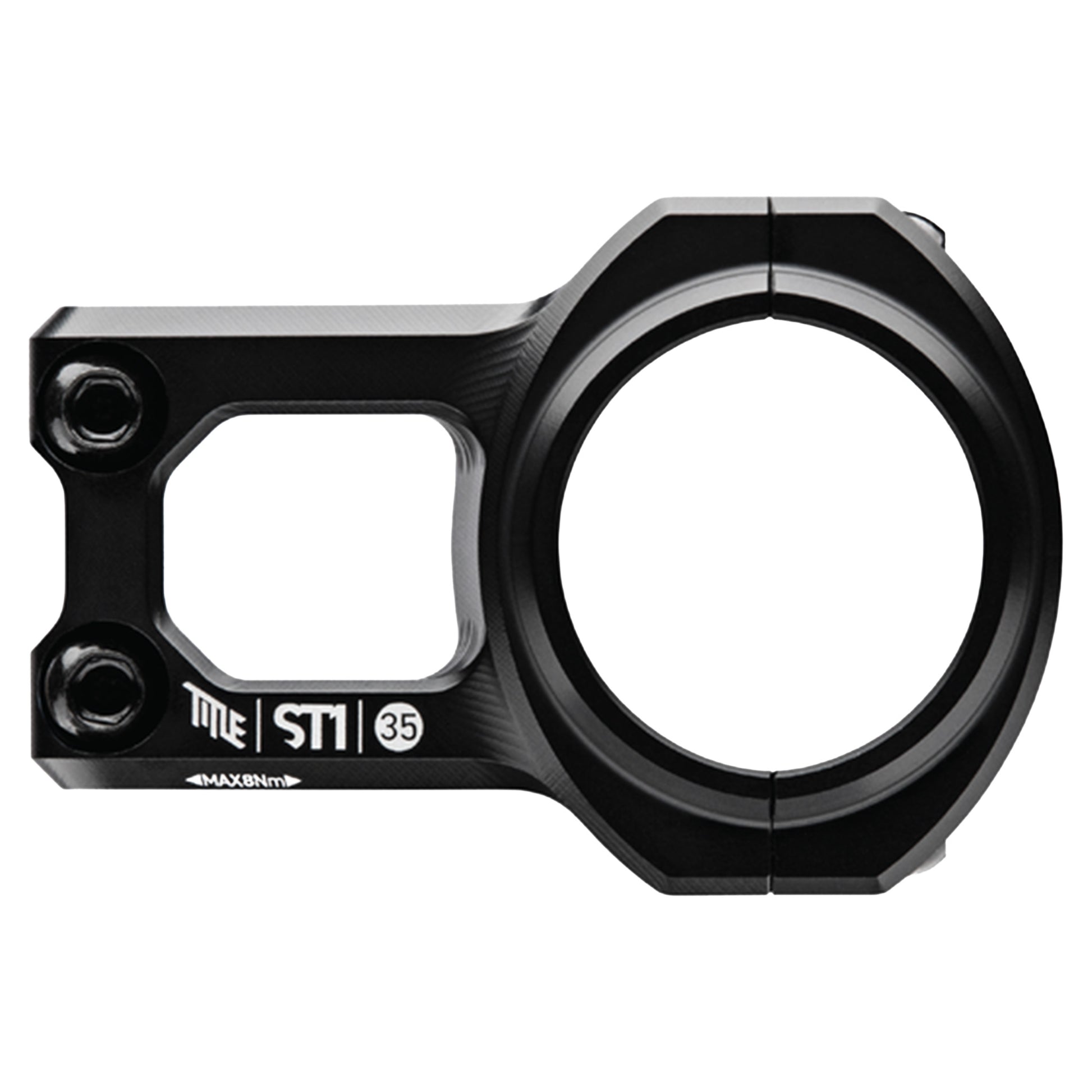 Title ST1 Stem - 1 1/8th Inch Steerer - 35mm - 35mm - 0 Degree - Black - Image 2