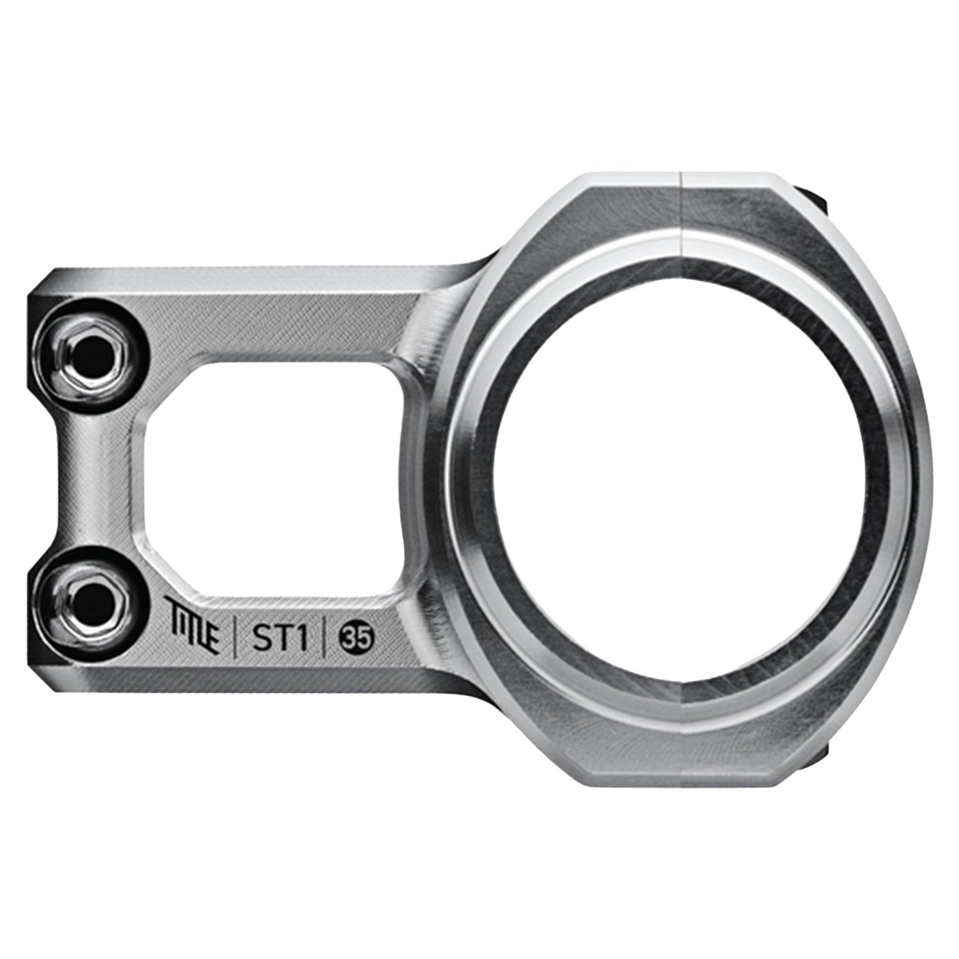 Title ST1 Stem - 1 1/8th Inch Steerer - 35mm - 35mm - 0 Degree - Chrome - Image 2