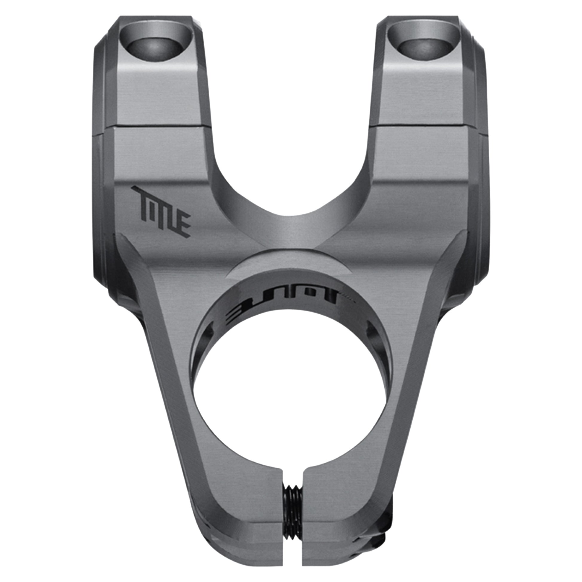 Title ST1 Stem - 1 1/8th Inch Steerer - 35mm - 35mm - 0 Degree - Grey - Image 1