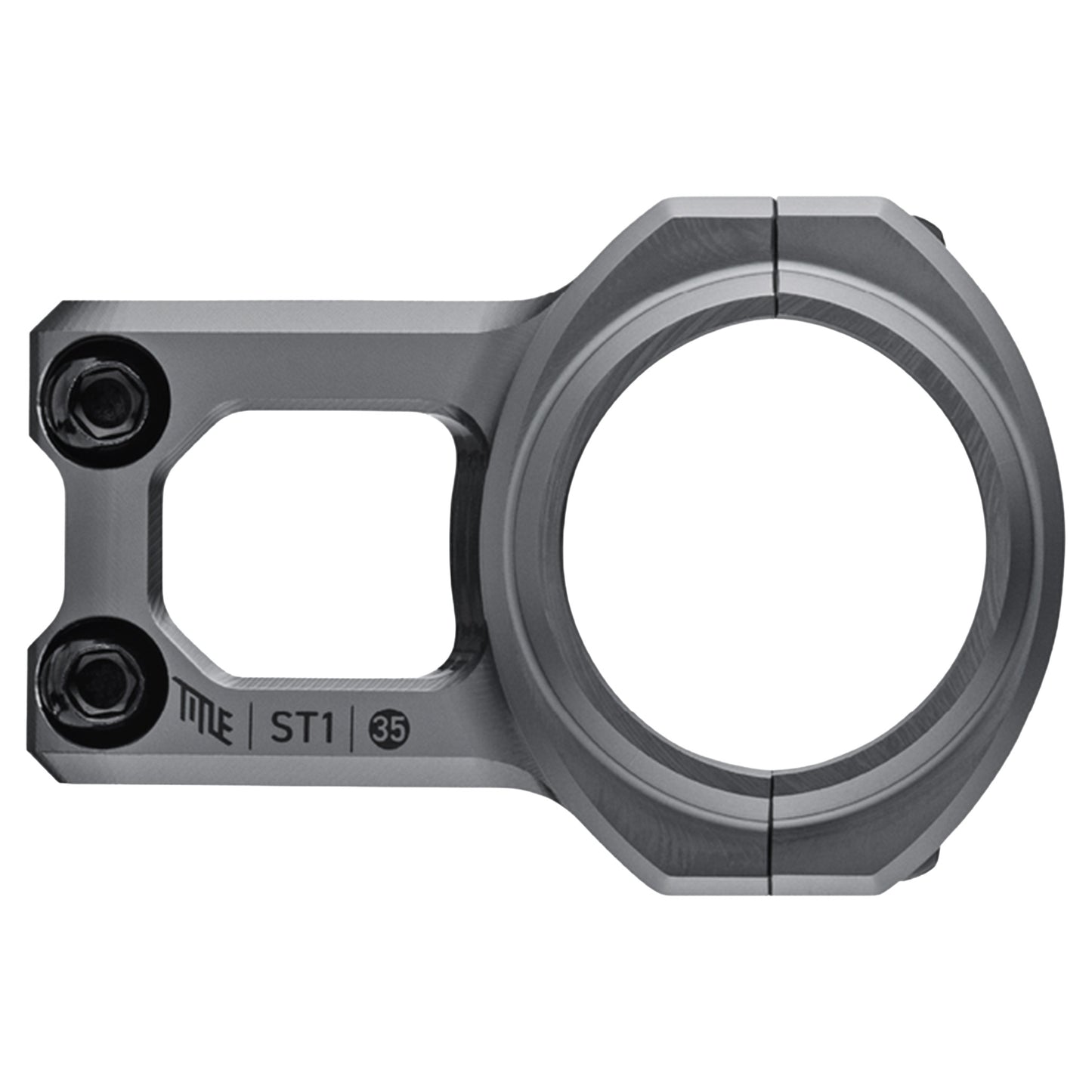 Title ST1 Stem - 1 1/8th Inch Steerer - 35mm - 35mm - 0 Degree - Grey - Image 2