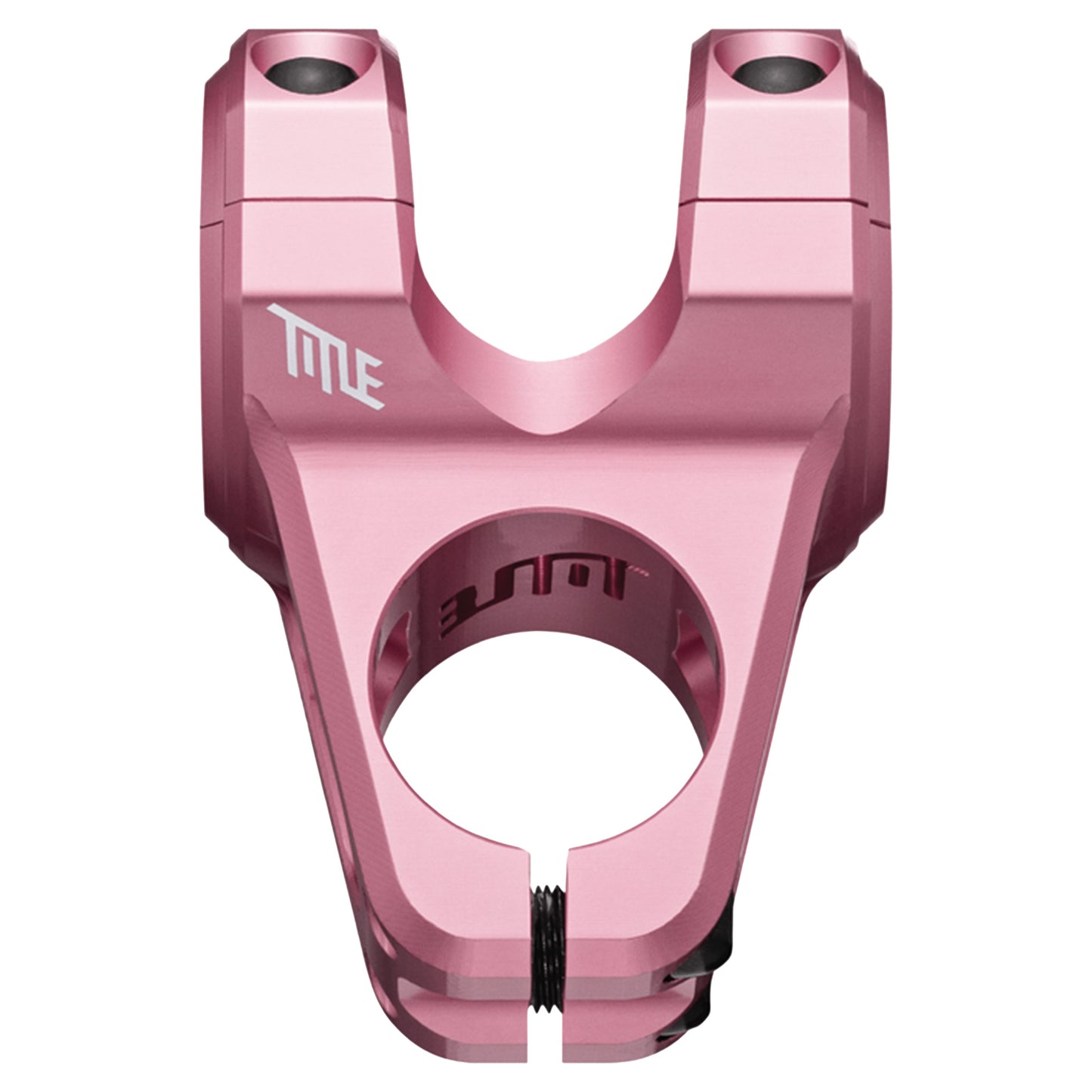 Title ST1 Stem - 1 1/8th Inch Steerer - 35mm - 35mm - 0 Degree - Pink - Image 1
