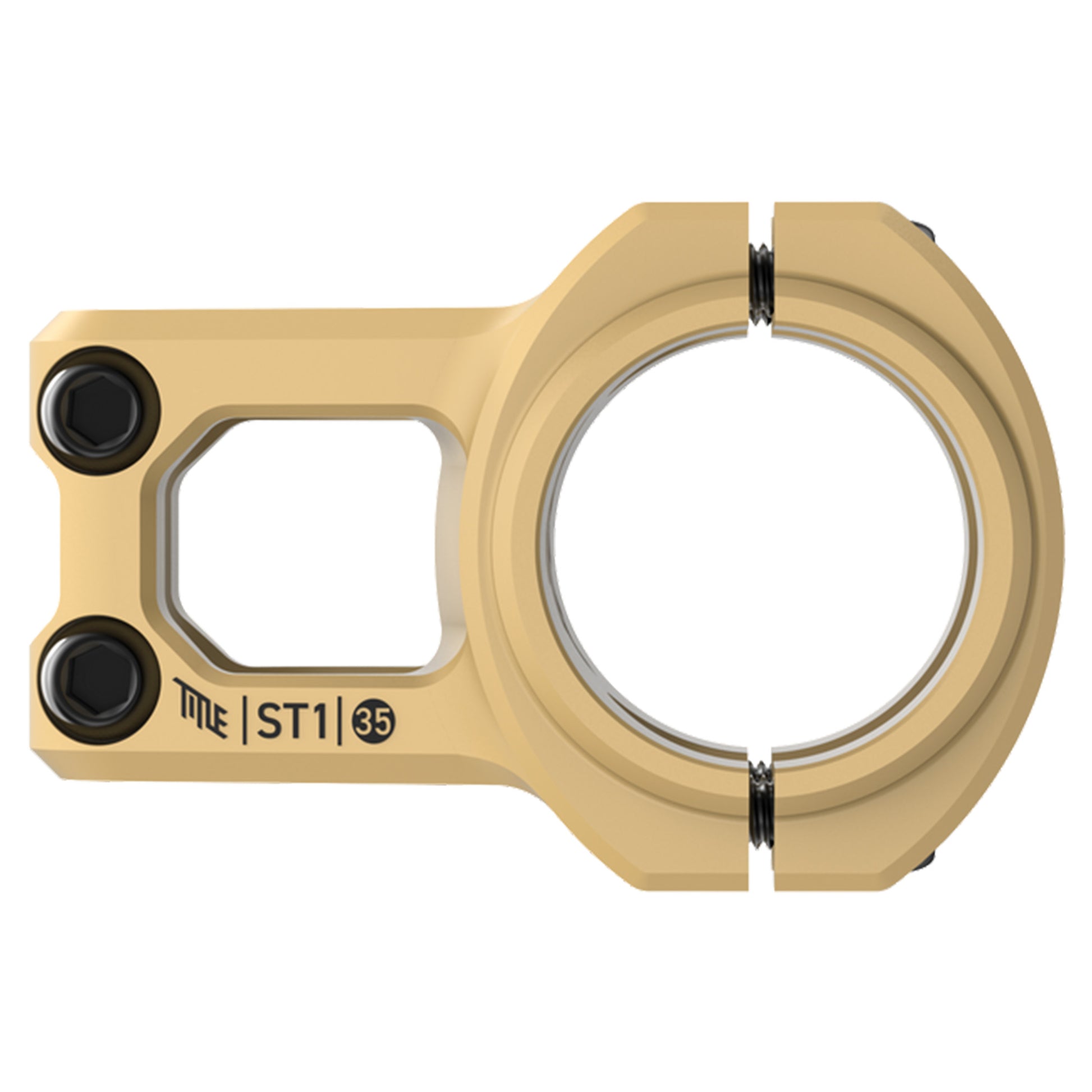Title ST1 Stem - 1 1/8th Inch Steerer - 35mm - 35mm - 0 Degree - Sand - Image 2