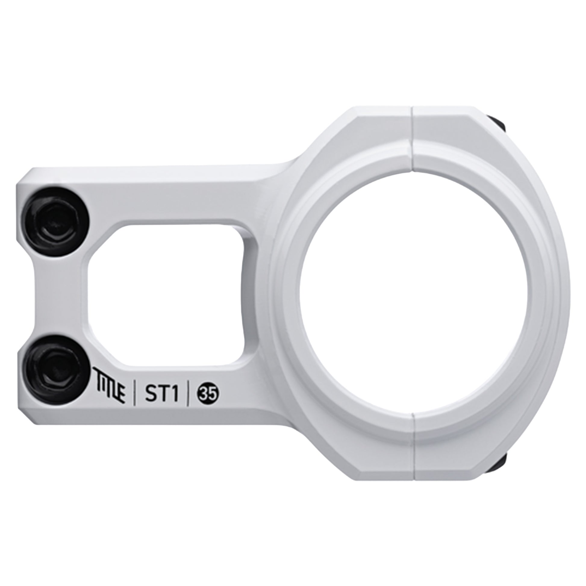 Title ST1 Stem - 1 1/8th Inch Steerer - 35mm - 35mm - 0 Degree - White - Image 2