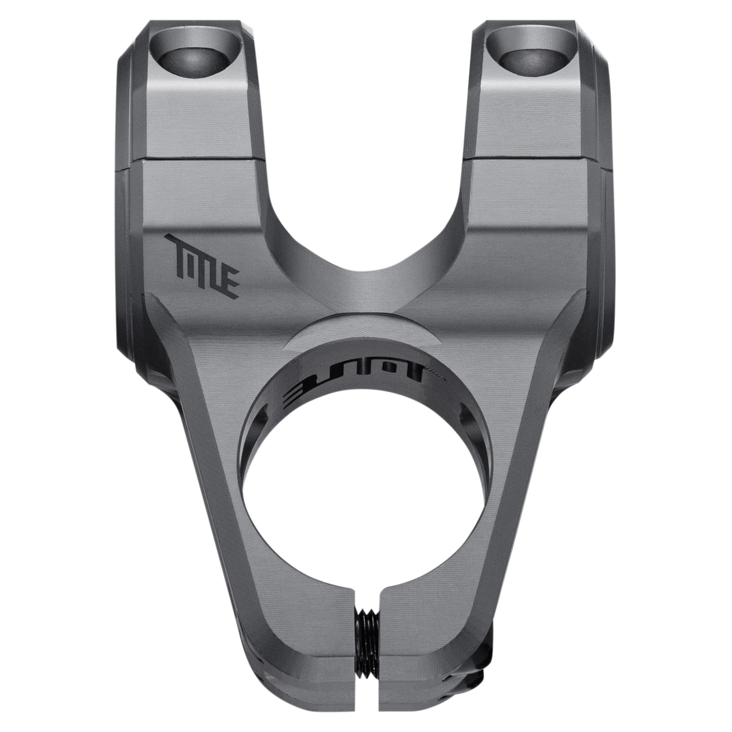 Title ST1 Stem - 1 1/8th Inch Steerer - 35mm - 35mm - 0mm RIse - Grey - Image 1