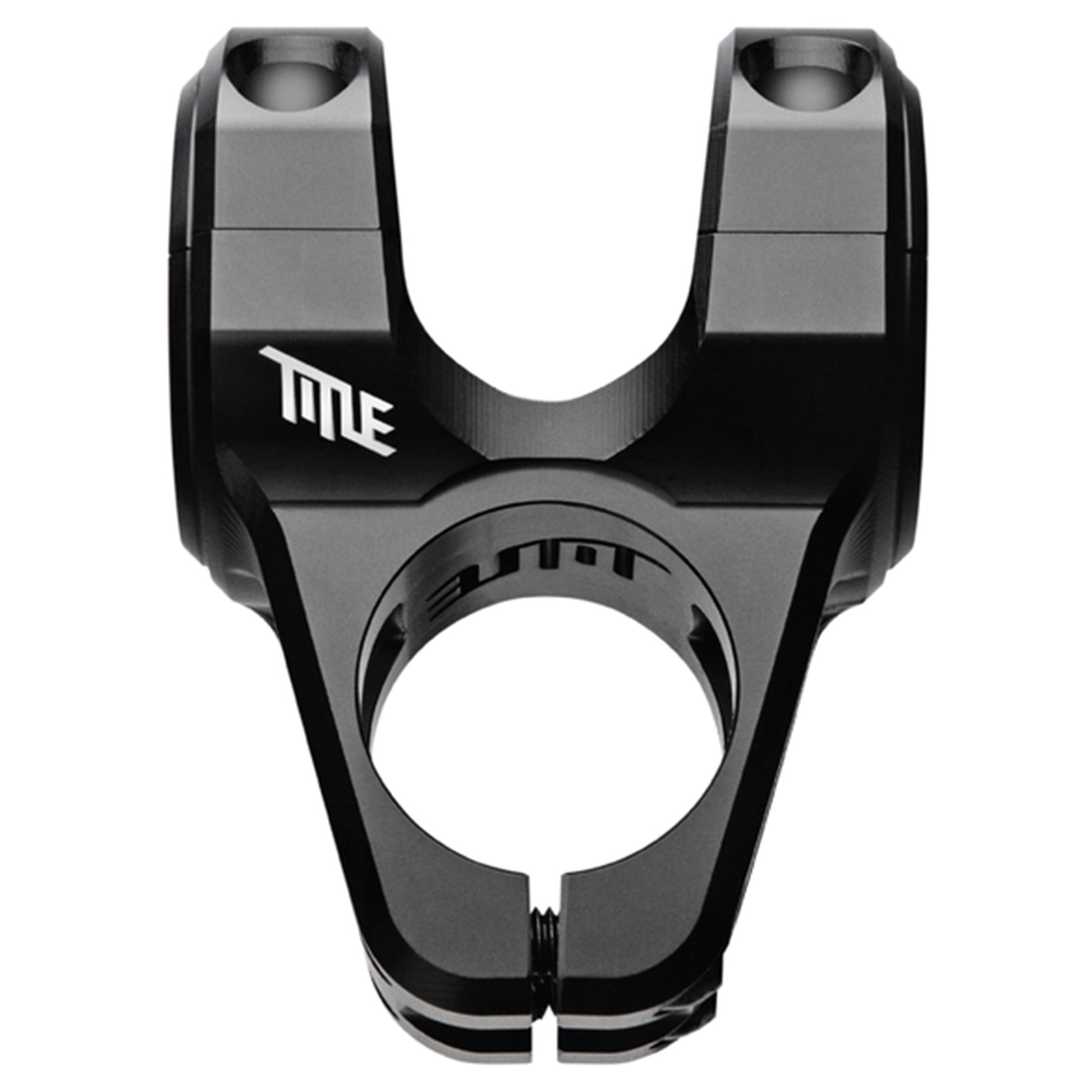 Title ST1 Stem - 1 1/8th Inch Steerer - 35mm - 40mm - 0 Degree - Black - Image 1