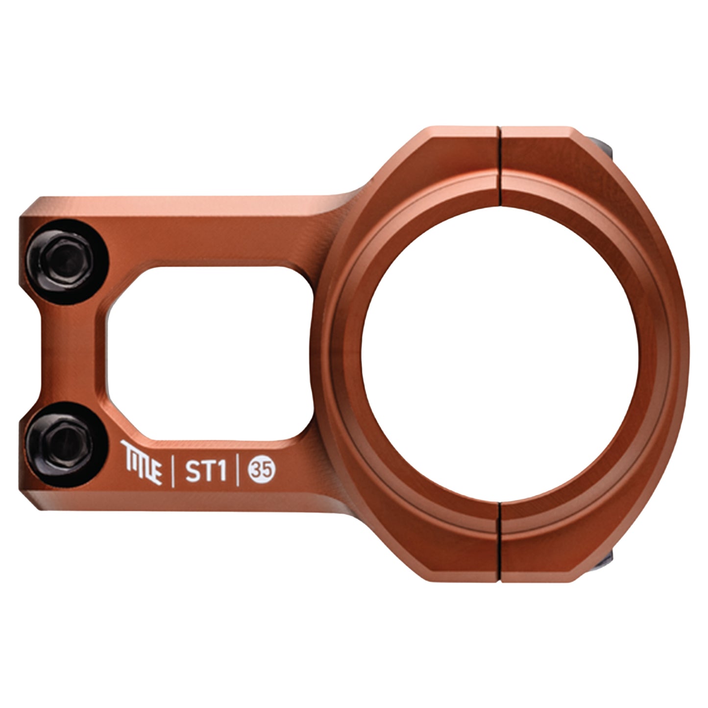 Title ST1 Stem - 1 1/8th Inch Steerer - 35mm - 40mm - 0 Degree - Bronze - Image 2