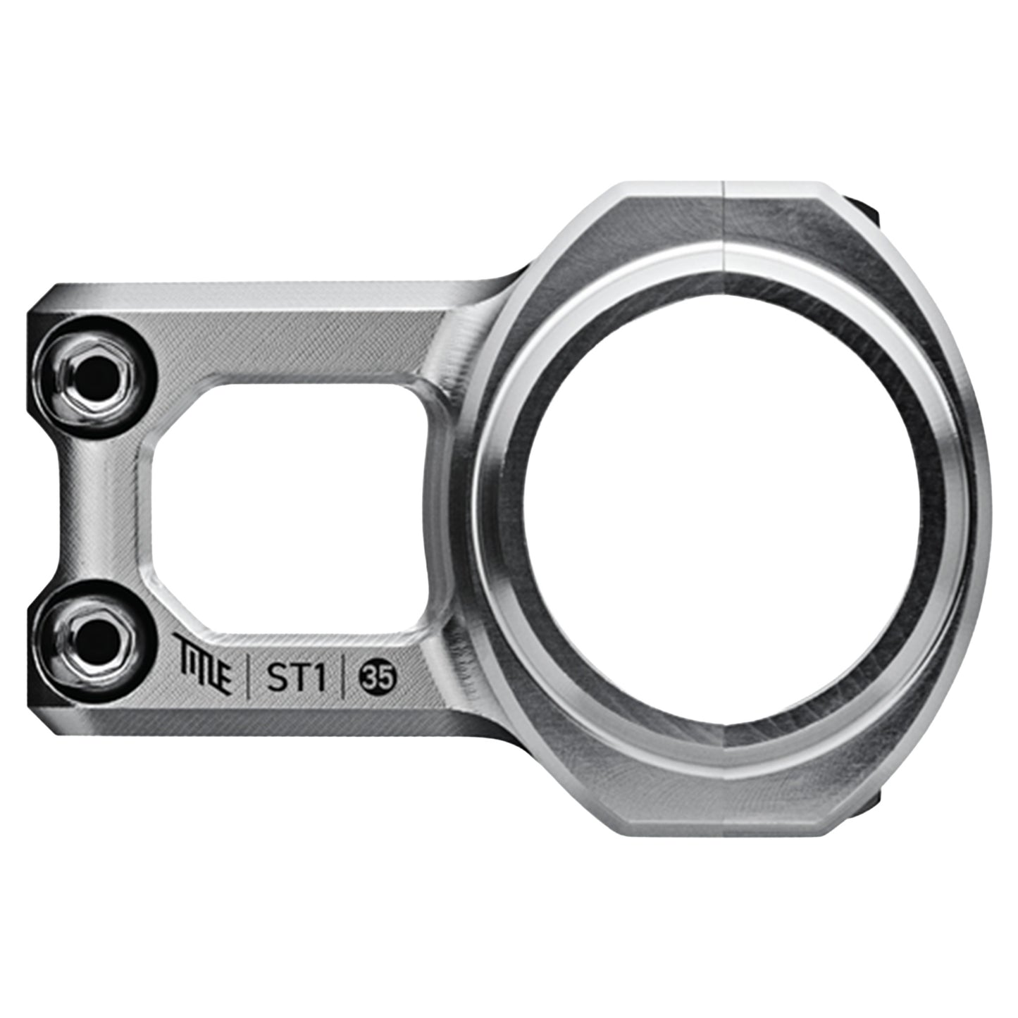 Title ST1 Stem - 1 1/8th Inch Steerer - 35mm - 40mm - 0 Degree - Chrome - Image 2