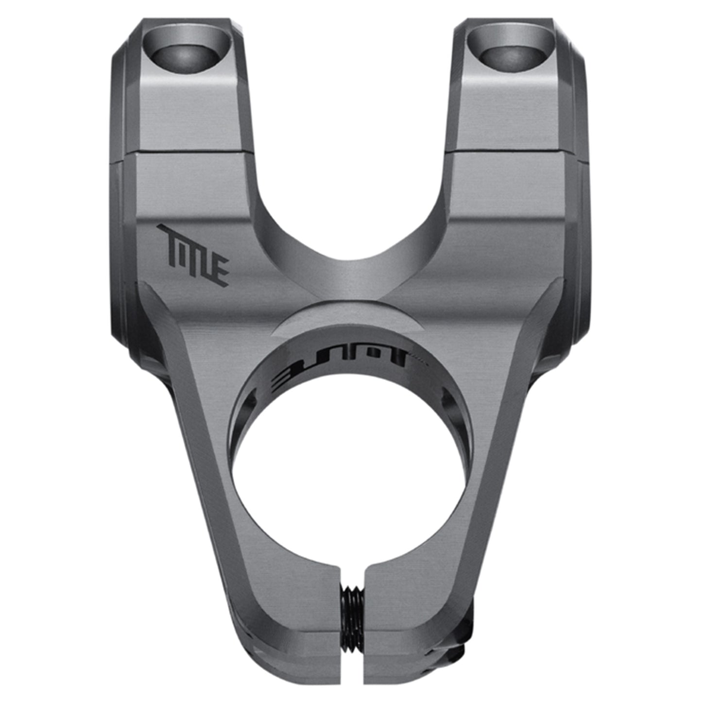 Title ST1 Stem - 1 1/8th Inch Steerer - 35mm - 40mm - 0 Degree - Grey - Image 1