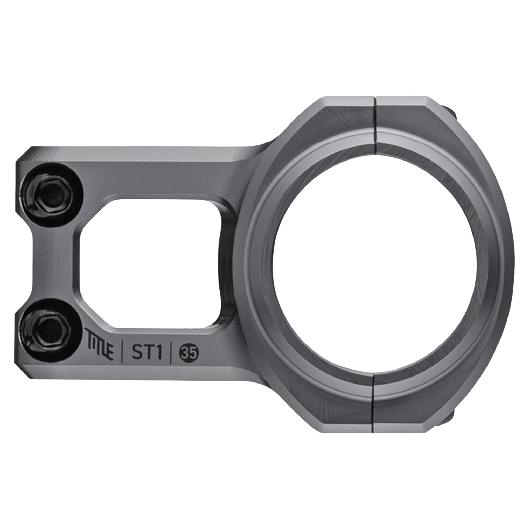 Title MTB ST1 Stem Gray 40mm タイトル ステム Title ST1 Stem - 1 1/8th Inch Steerer - 35mm - 40mm - 0 Degree
